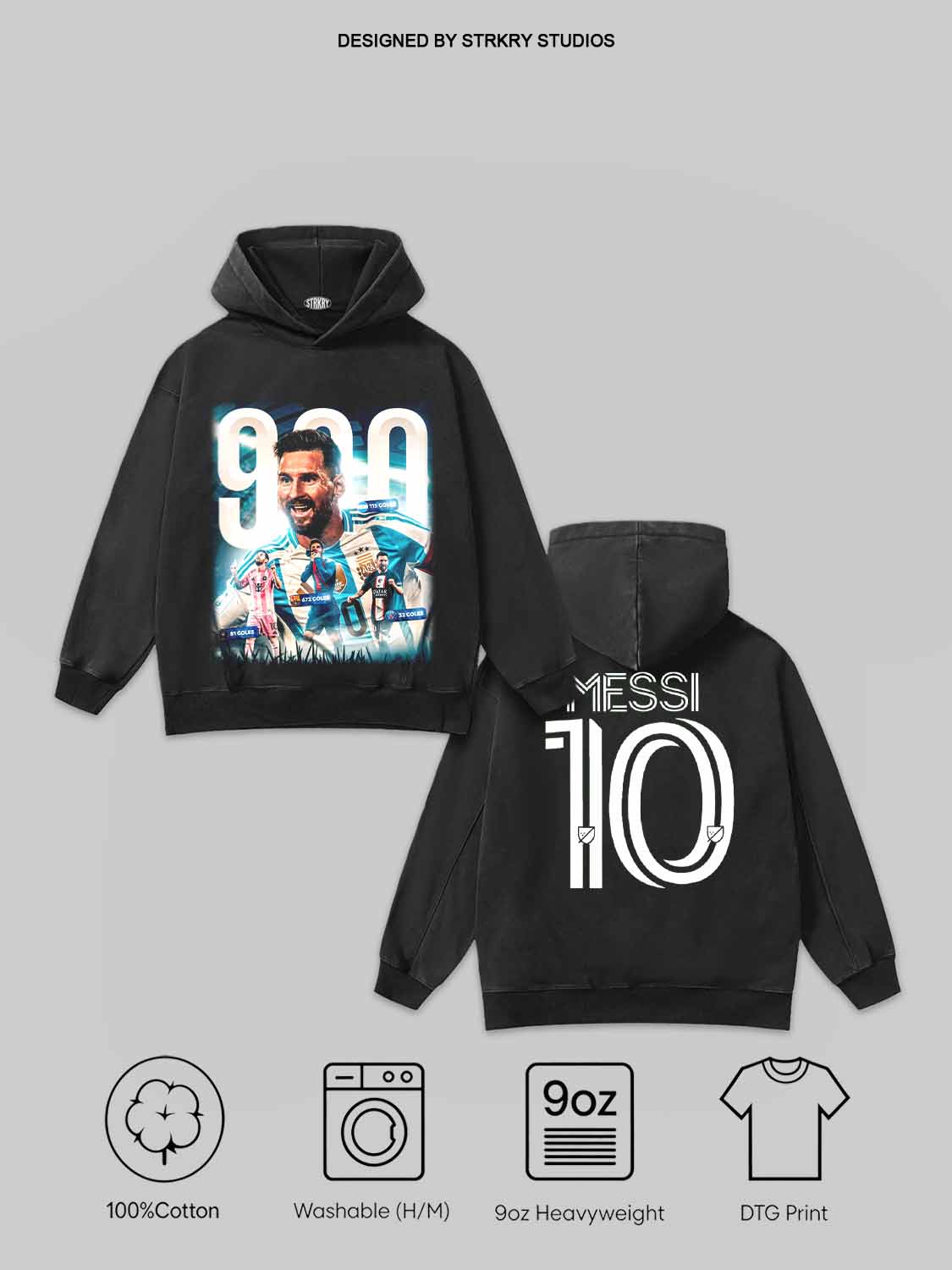 Lionel Messi 900th Goal V10 Tee&Hoodie