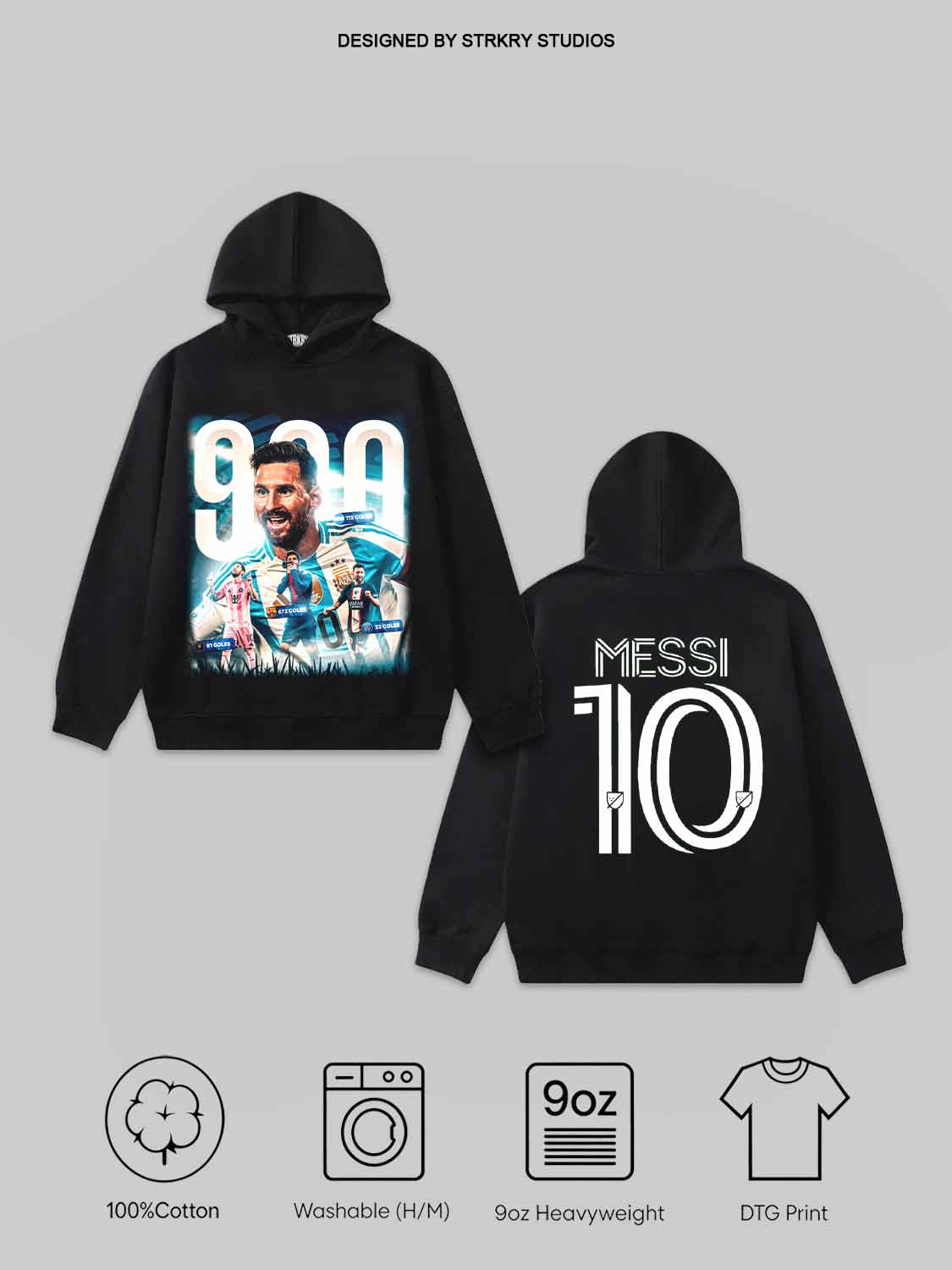 Lionel Messi 900th Goal V10 Tee&Hoodie
