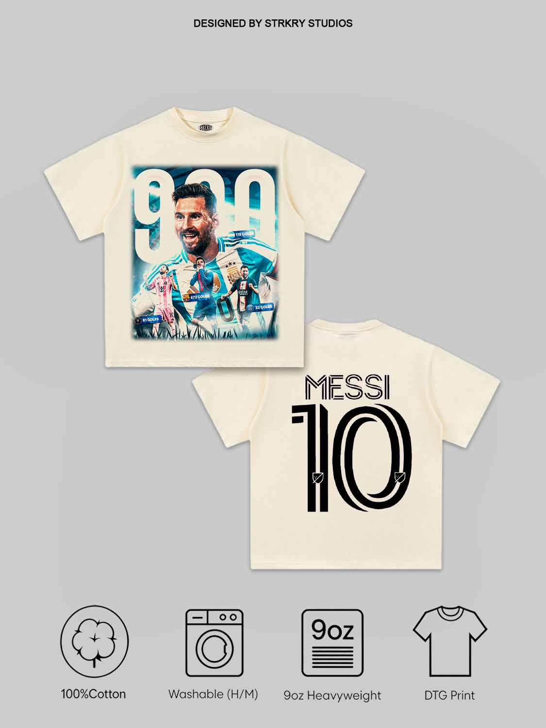Lionel Messi 900th Goal V10 Tee&Hoodie