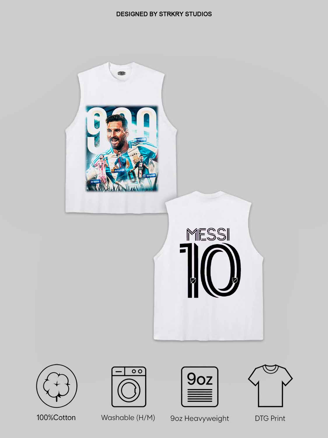 Lionel Messi 900th Goal V10 Tee&Hoodie