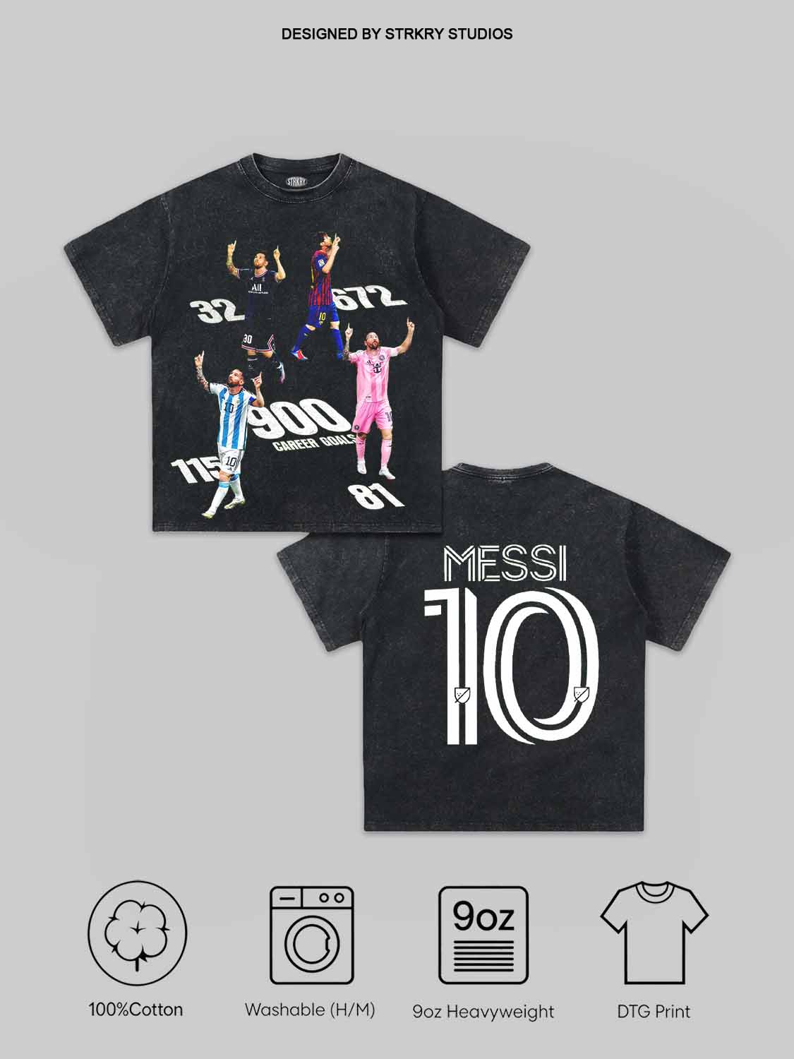 Lionel Messi 900th Goal V11 Tee&Hoodie