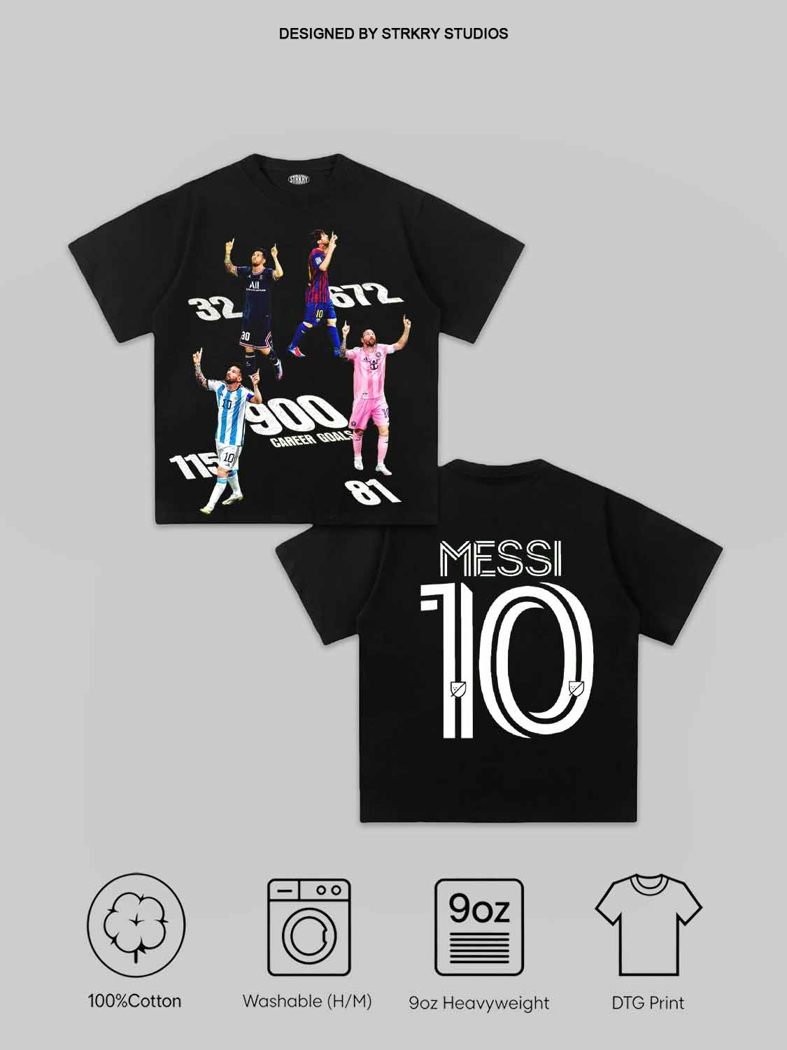 Lionel Messi 900th Goal V11 Tee&Hoodie