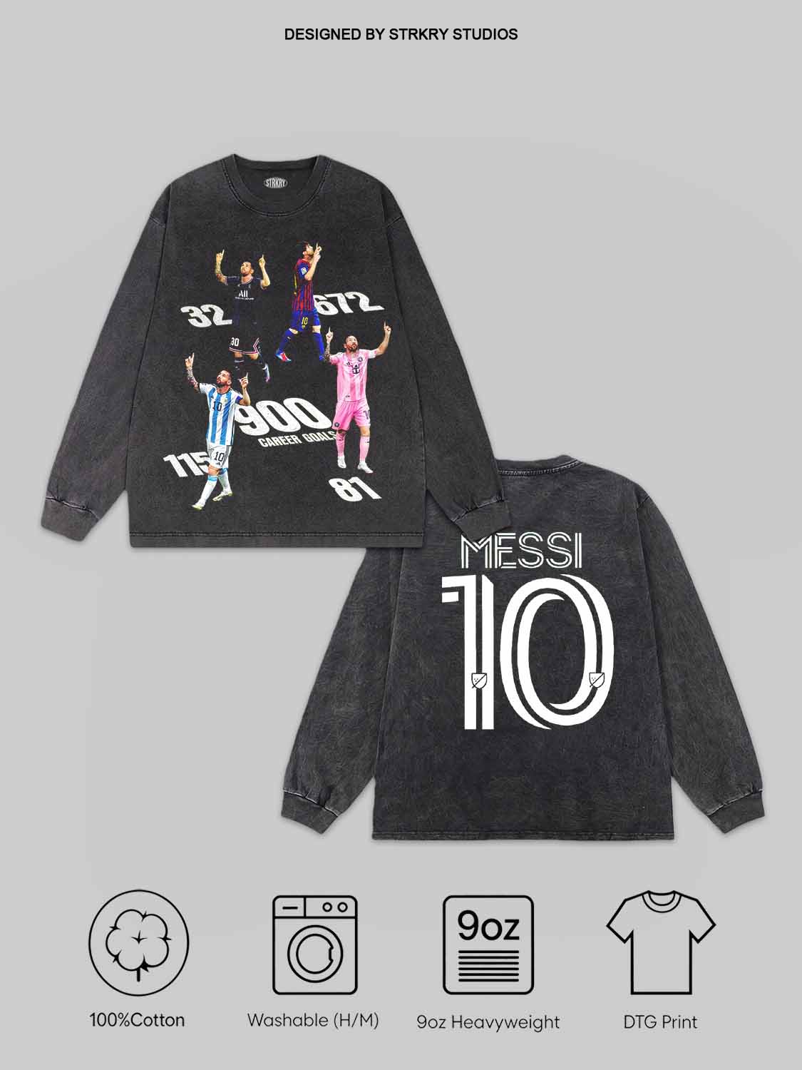 Lionel Messi 900th Goal V11 Tee&Hoodie