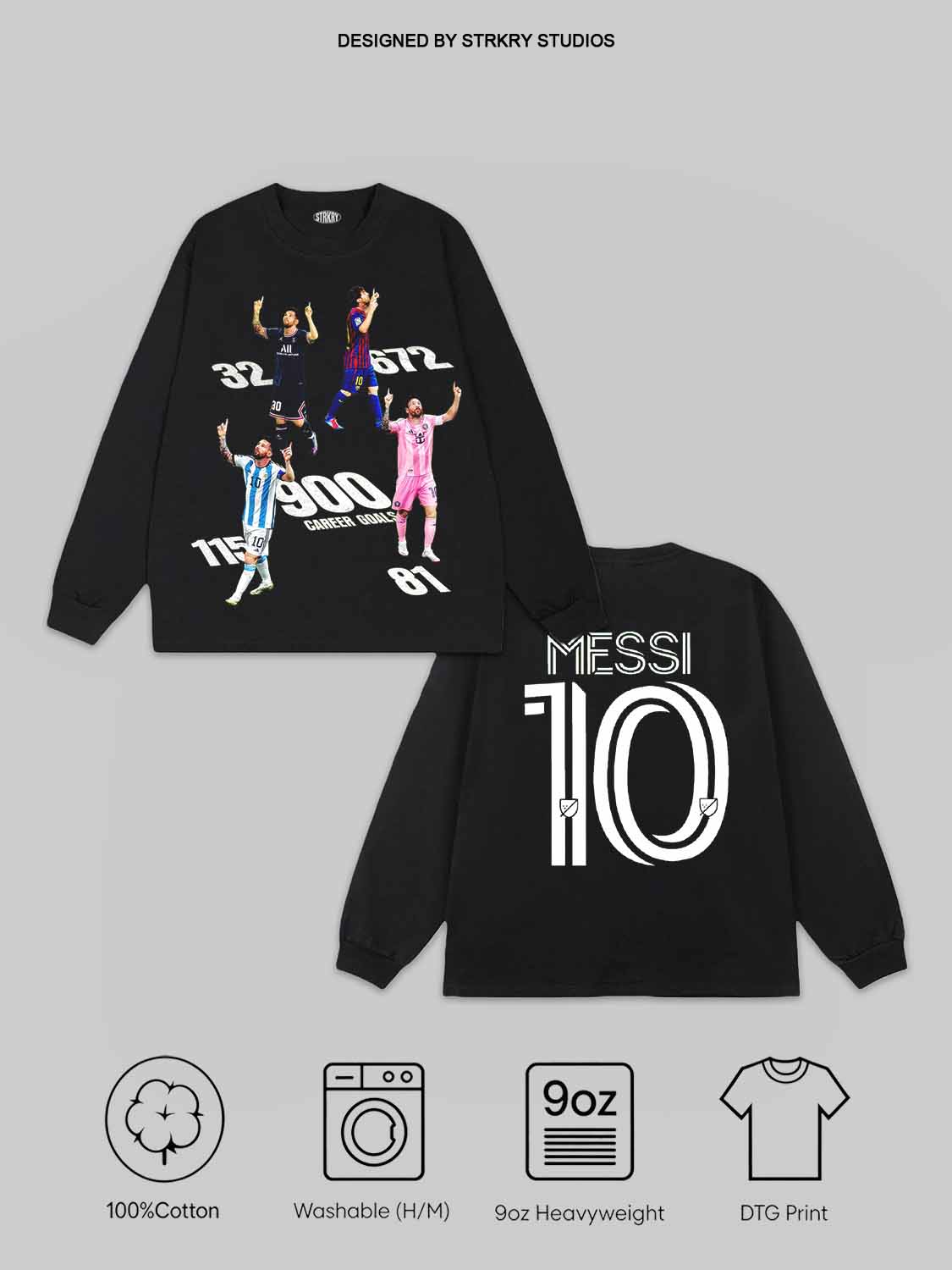 Lionel Messi 900th Goal V11 Tee&Hoodie