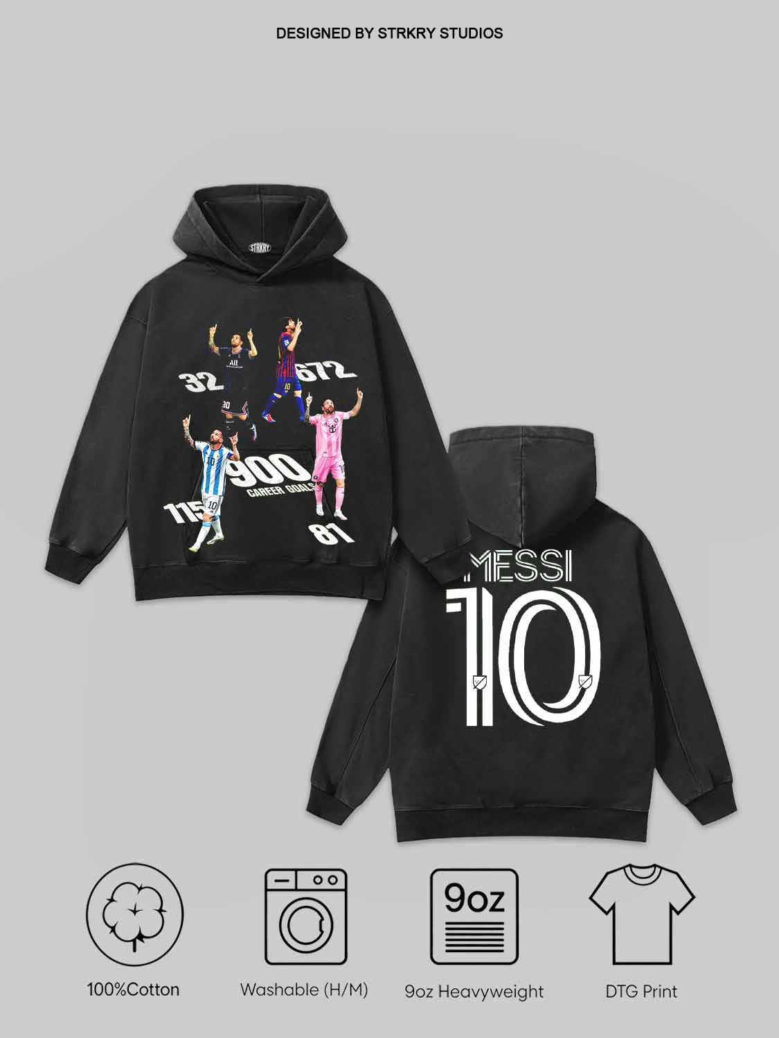 Lionel Messi 900th Goal V11 Tee&Hoodie