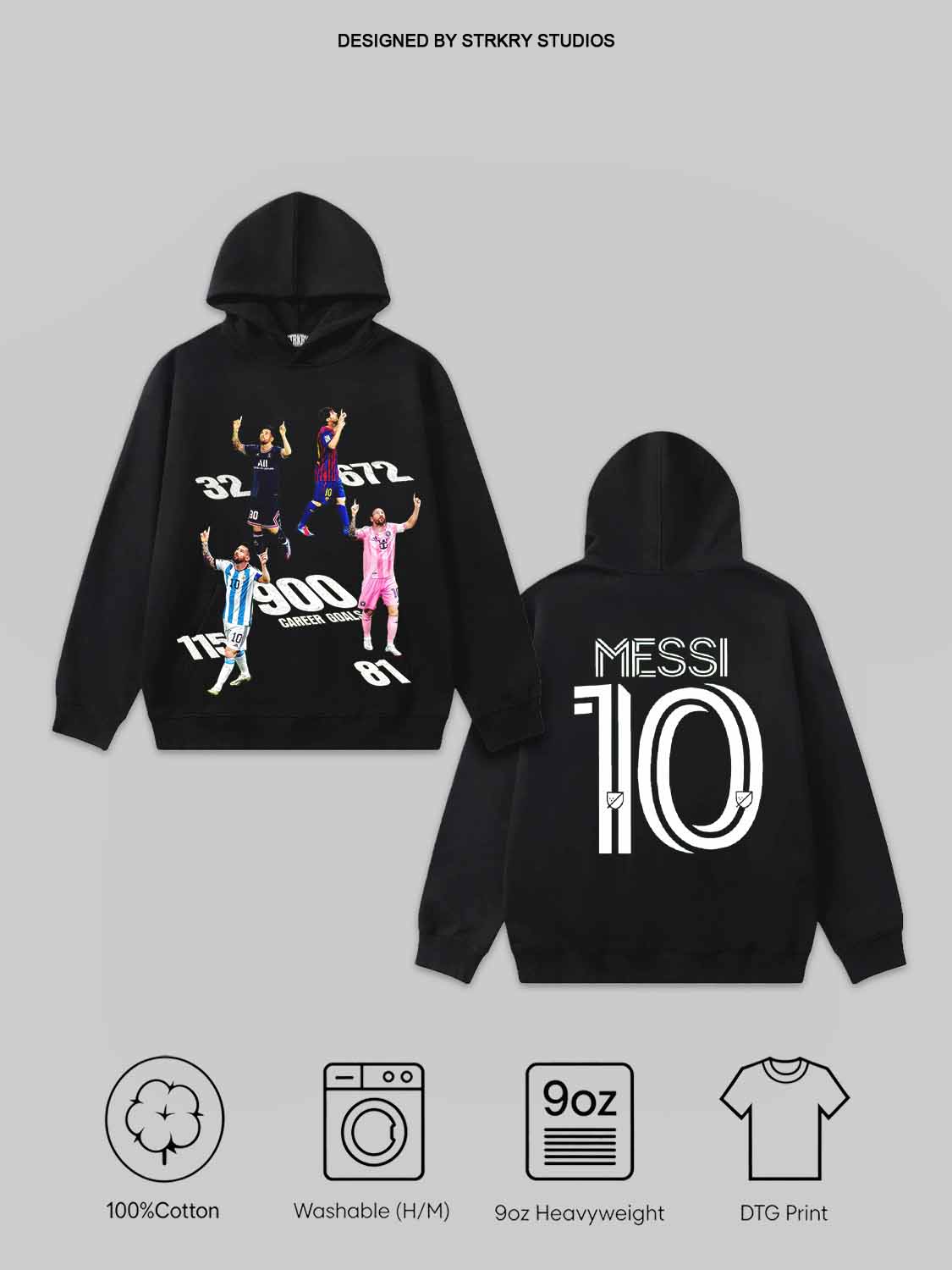 Lionel Messi 900th Goal V11 Tee&Hoodie