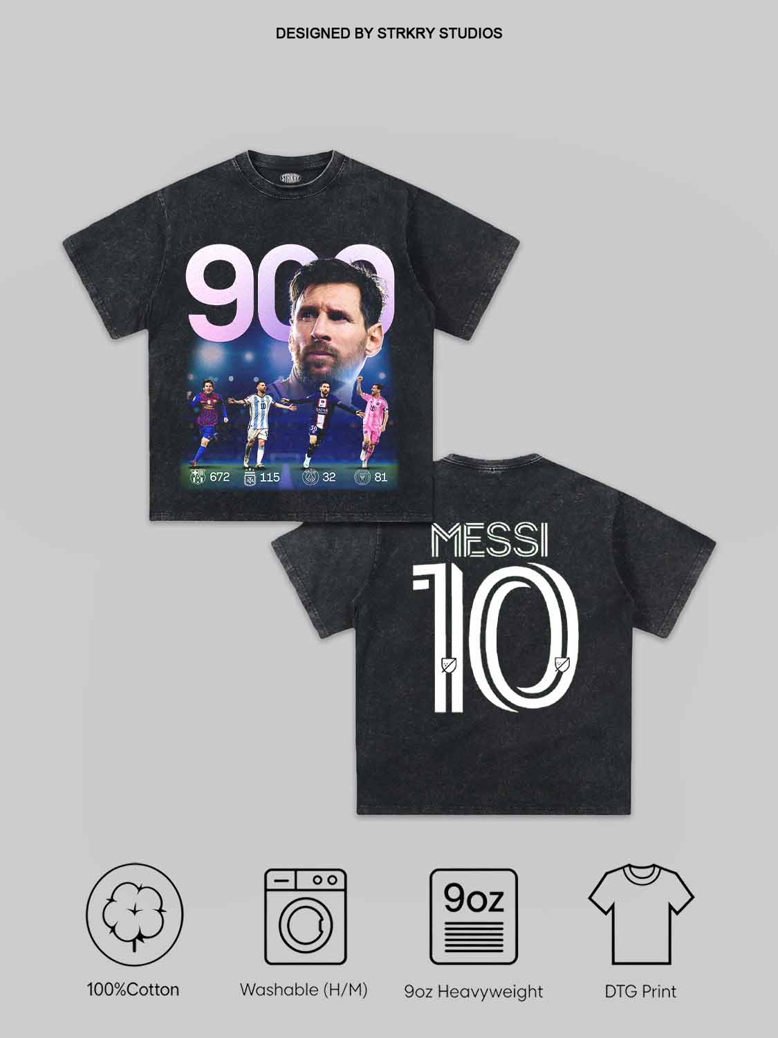 Lionel Messi 900th Goal V2 Tee&Hoodie