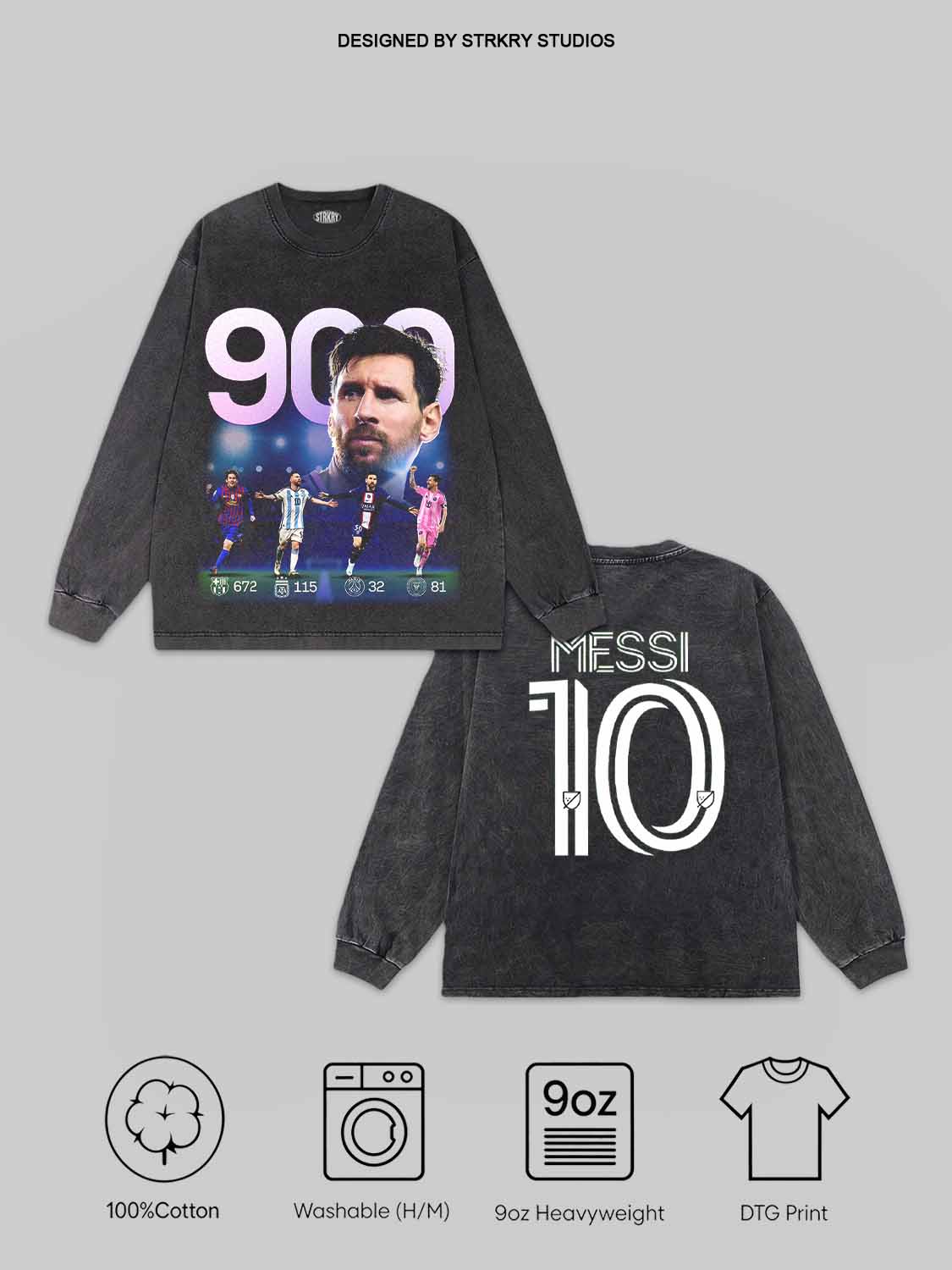 Lionel Messi 900th Goal V2 Tee&Hoodie