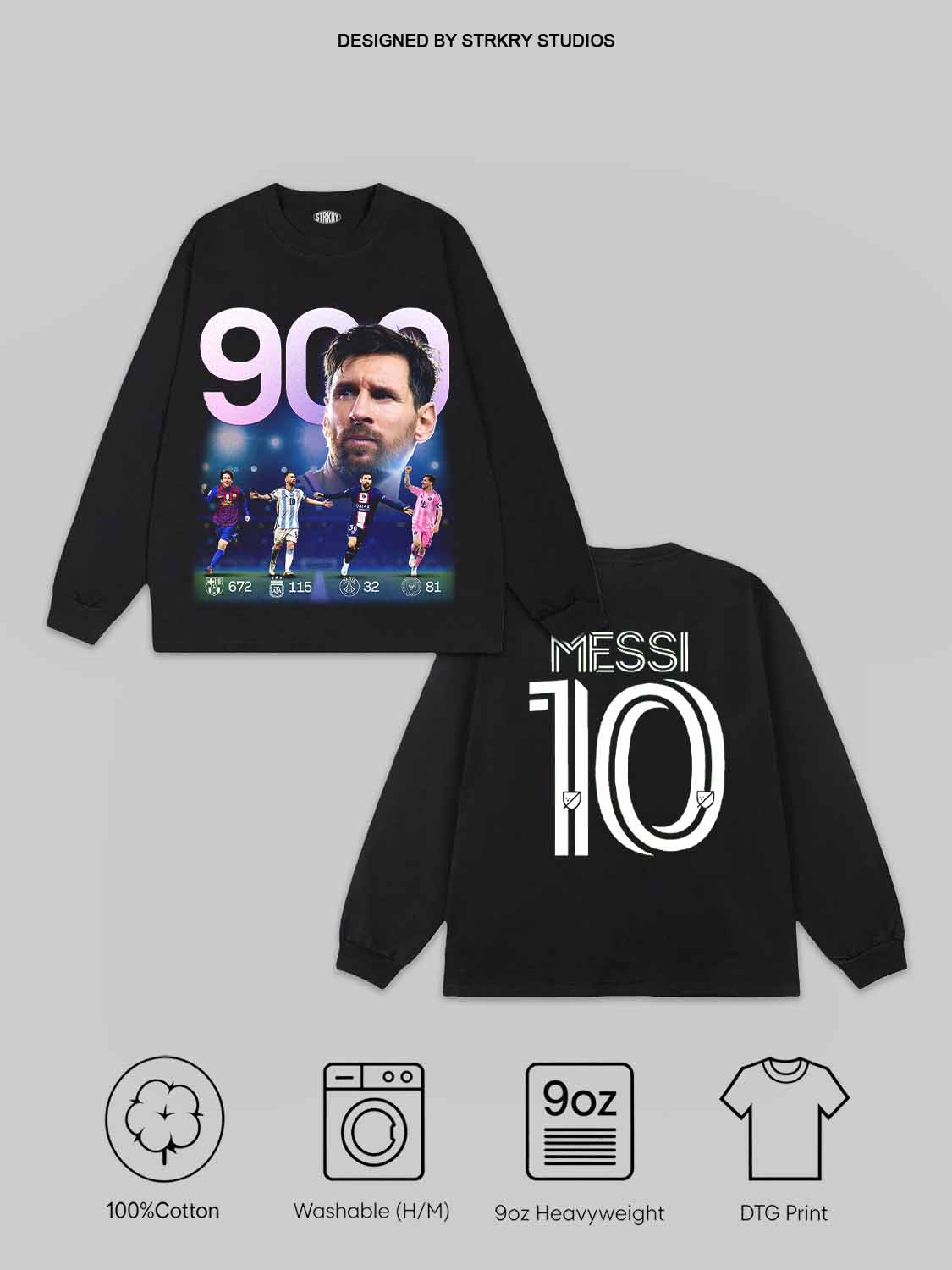 Lionel Messi 900th Goal V2 Tee&Hoodie
