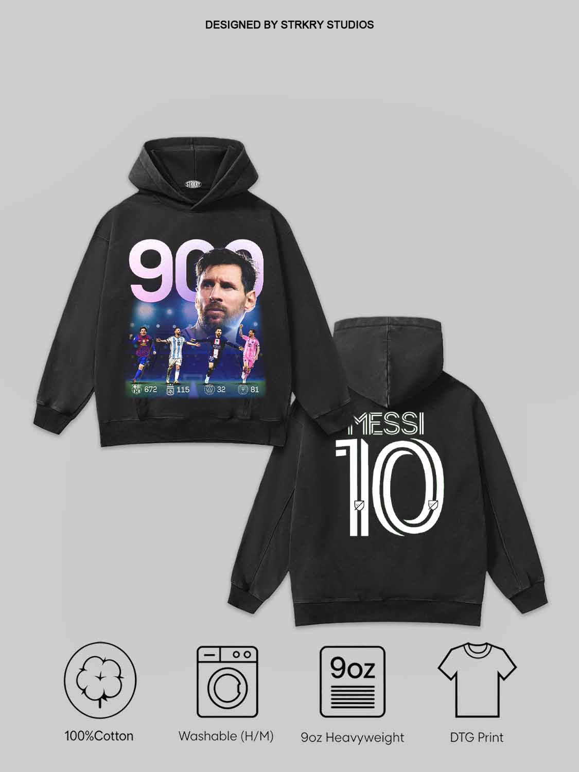 Lionel Messi 900th Goal V2 Tee&Hoodie