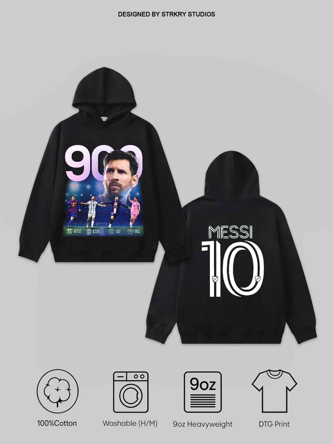 Lionel Messi 900th Goal V2 Tee&Hoodie