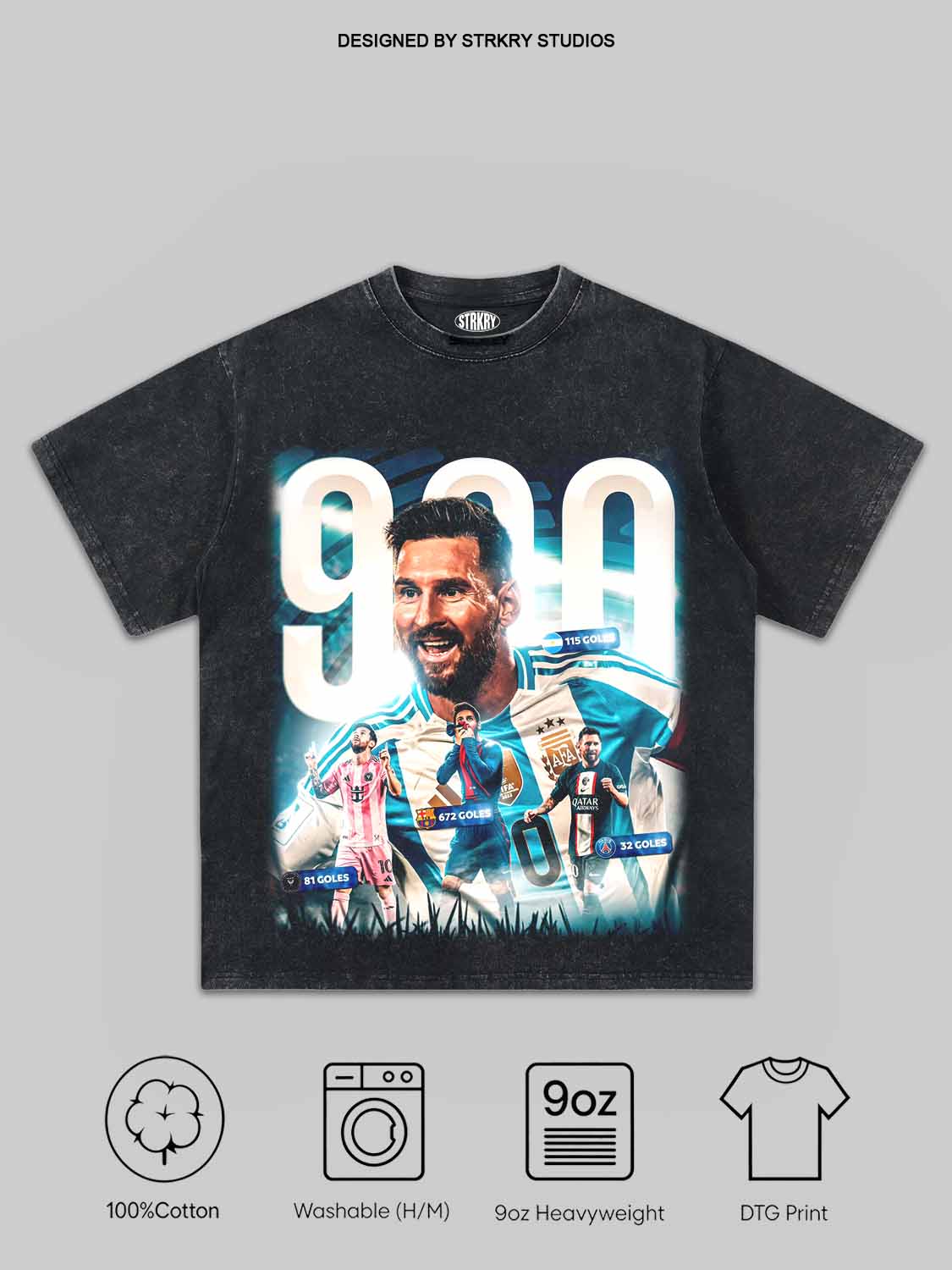 Lionel Messi 900th Goal V4 Tee&Hoodie
