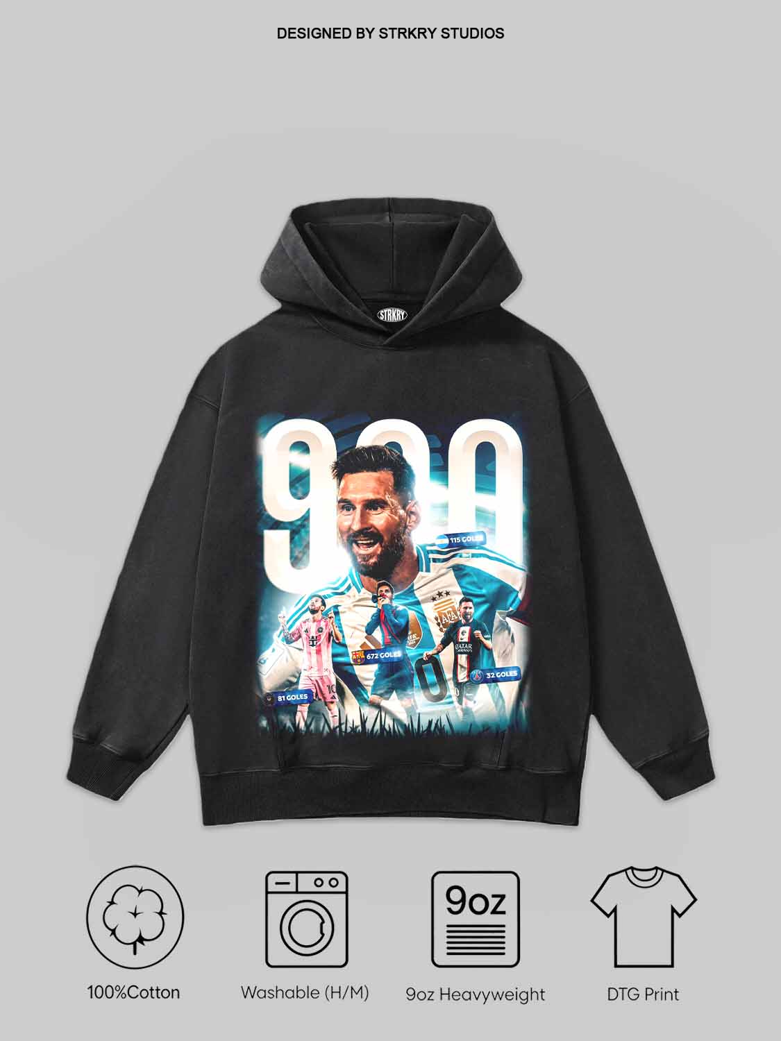 Lionel Messi 900th Goal V4 Tee&Hoodie