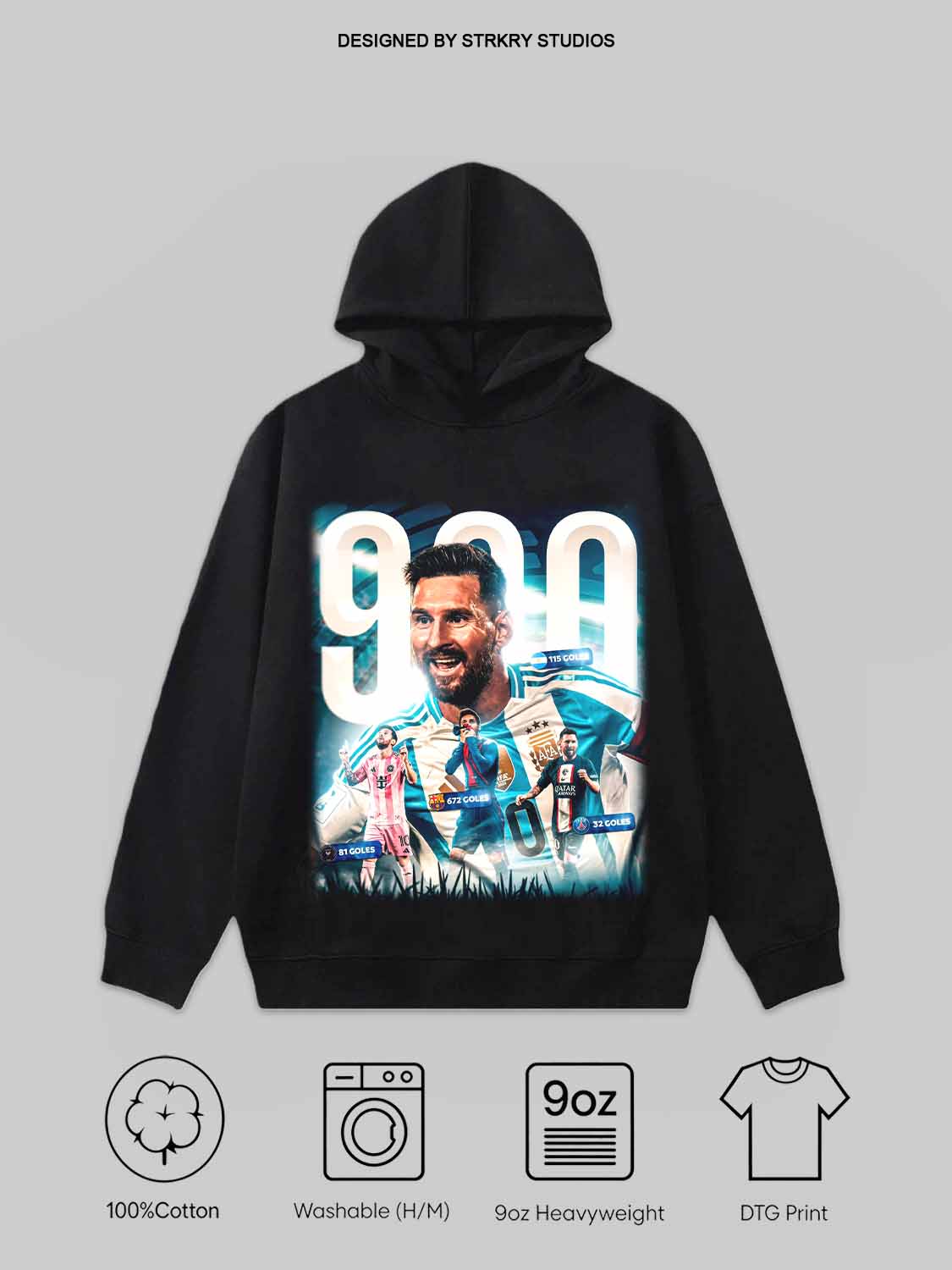 Lionel Messi 900th Goal V4 Tee&Hoodie