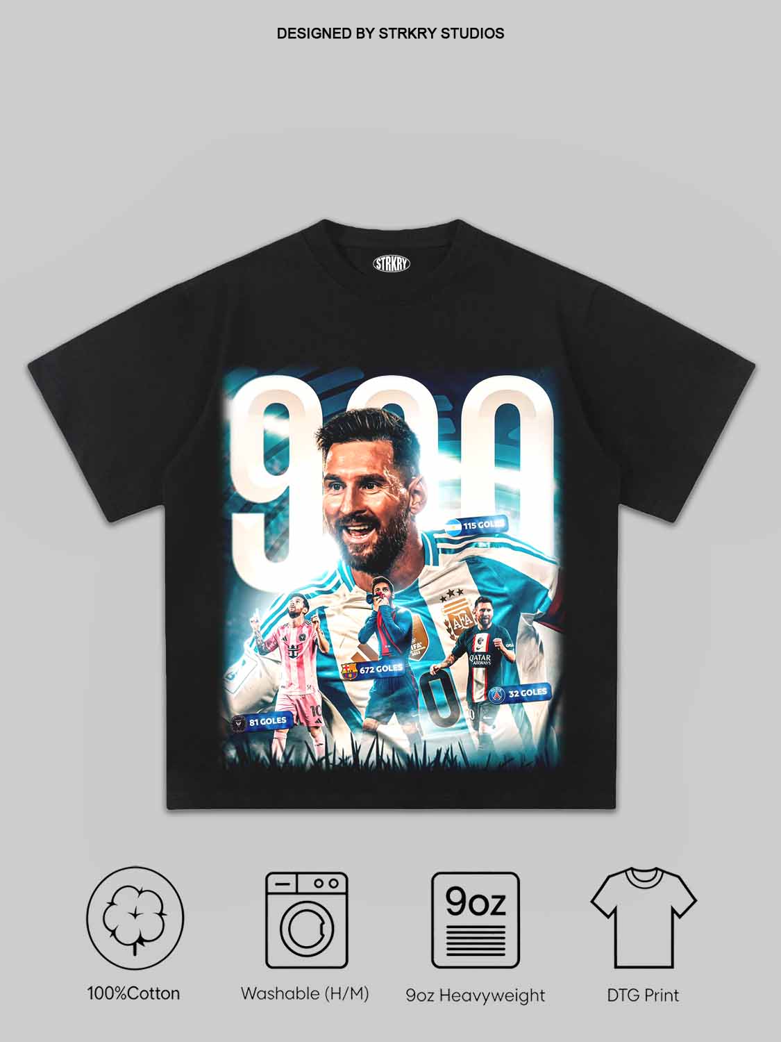 Lionel Messi 900th Goal V4 Tee&Hoodie