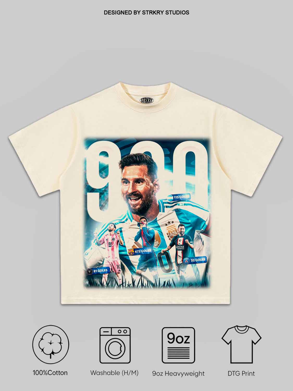 Lionel Messi 900th Goal V4 Tee&Hoodie