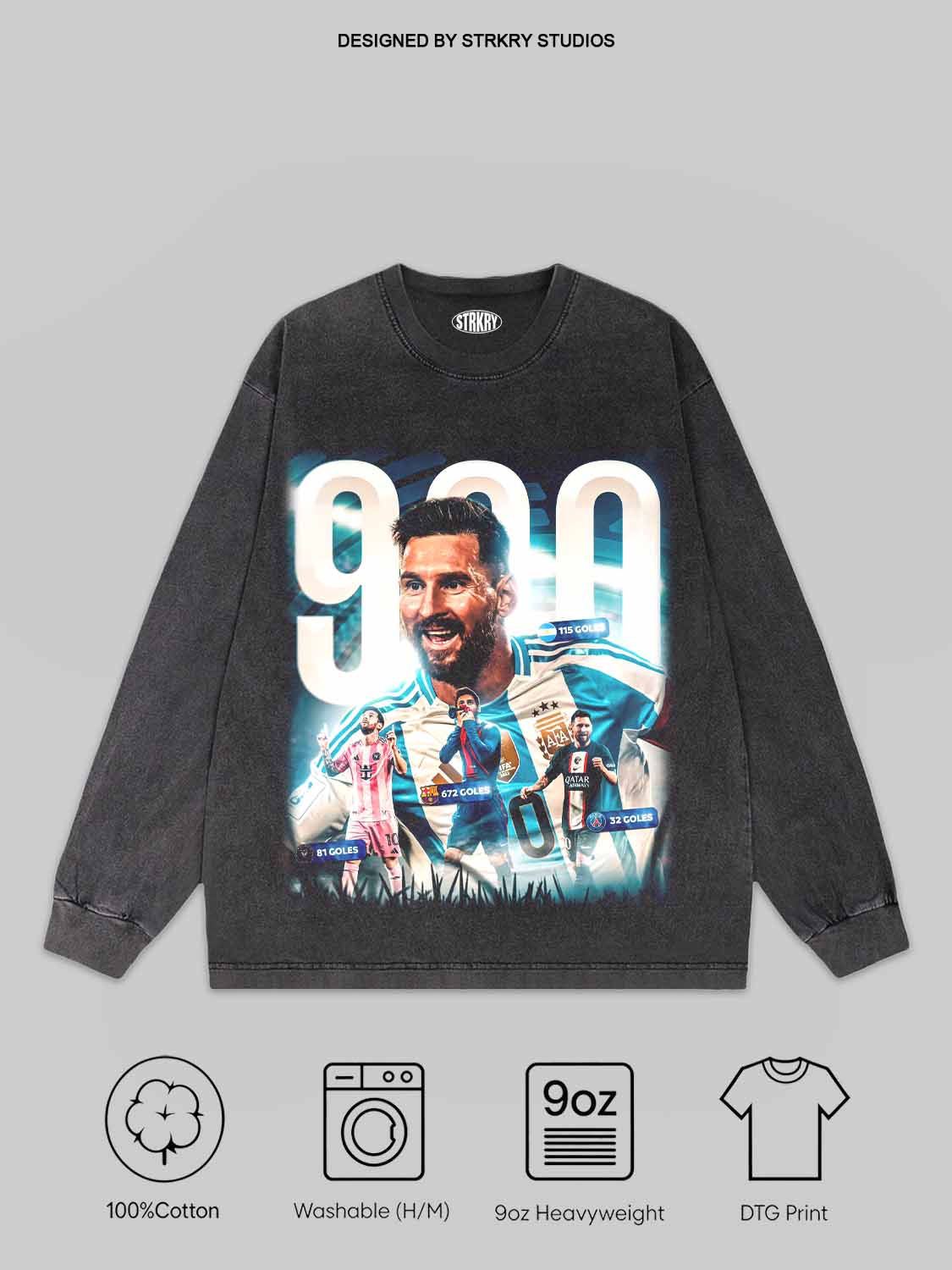 Lionel Messi 900th Goal V4 Tee&Hoodie