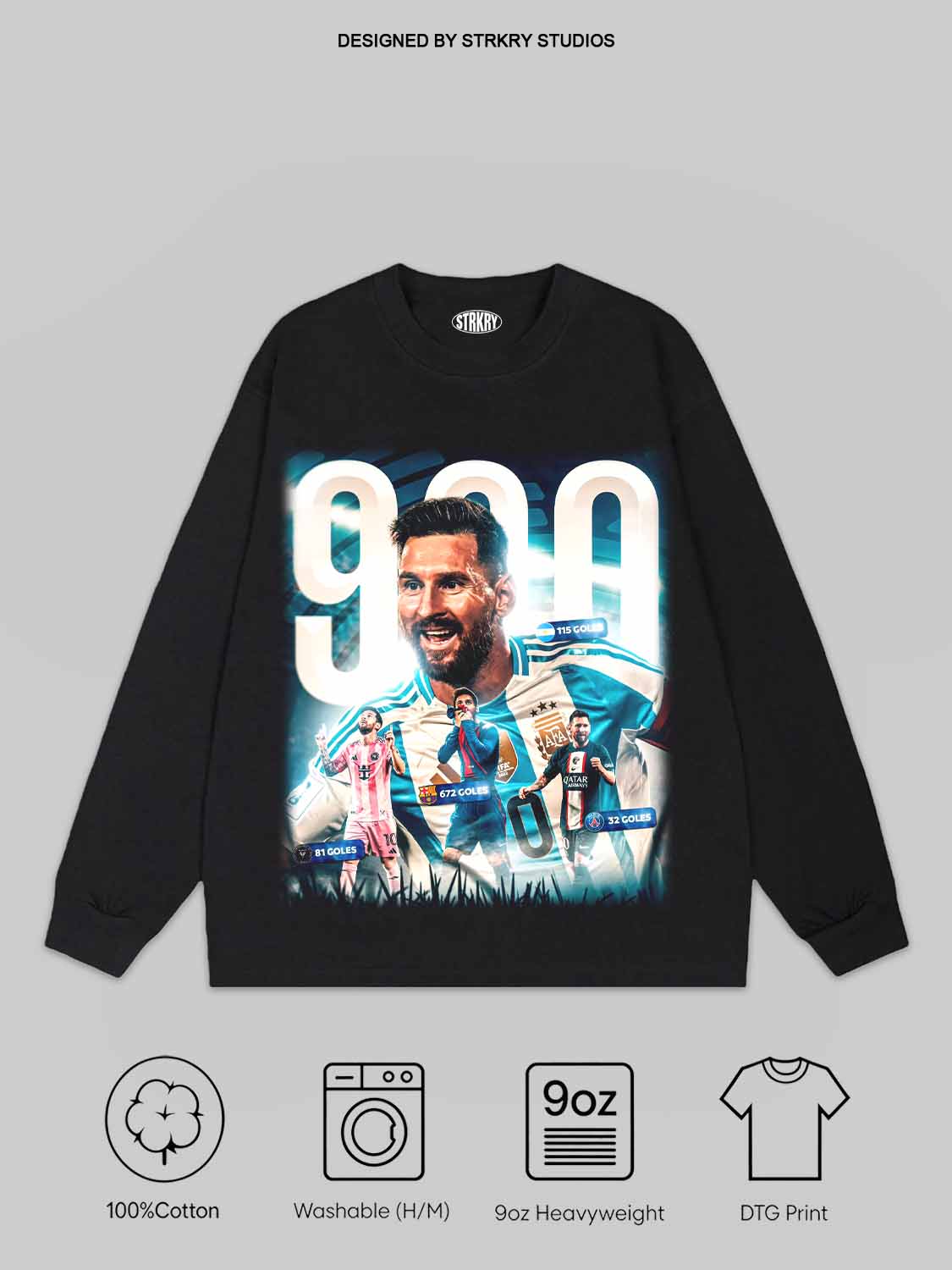 Lionel Messi 900th Goal V4 Tee&Hoodie