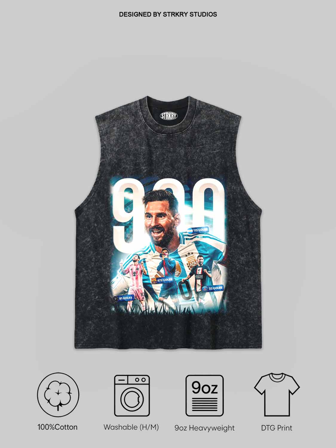 Lionel Messi 900th Goal V4 Tee&Hoodie