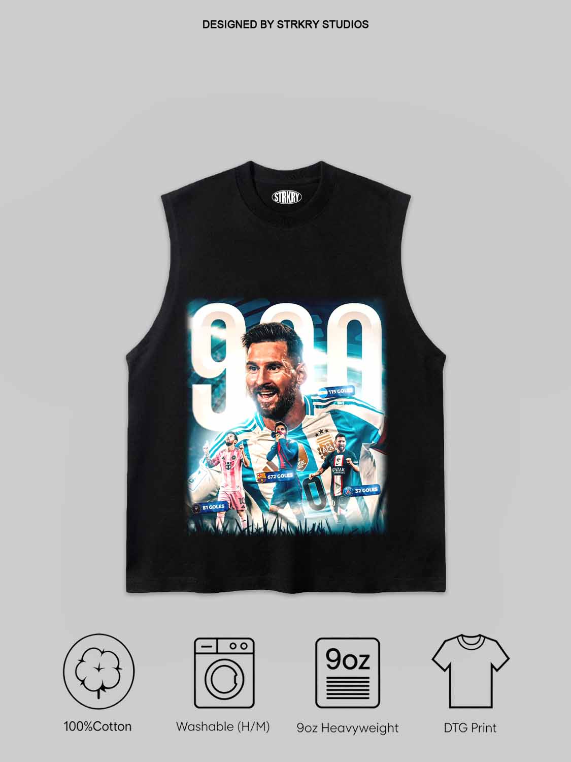Lionel Messi 900th Goal V4 Tee&Hoodie