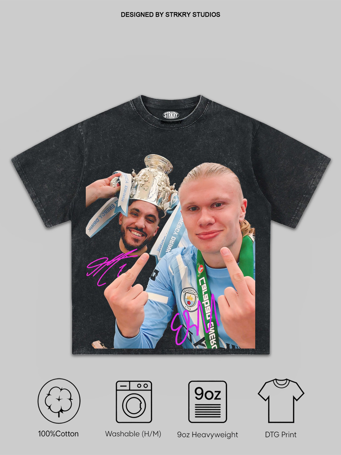 Omar Marmoush & Erling Haaland Tee&Hoodie