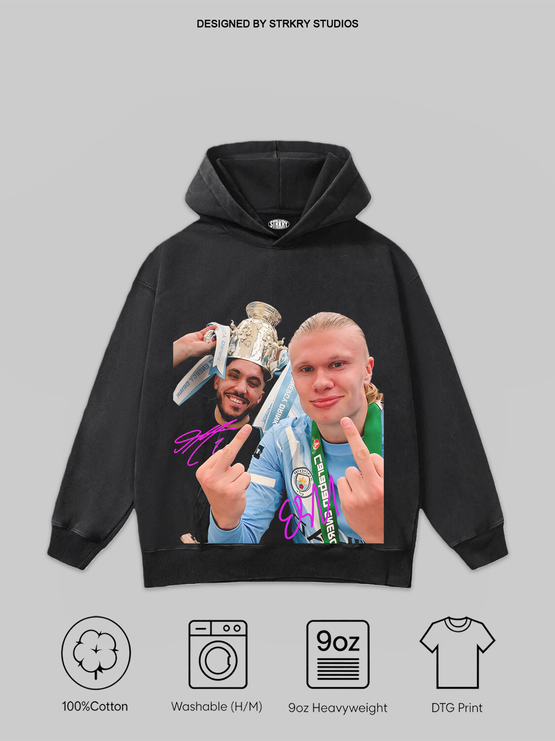 Omar Marmoush & Erling Haaland Tee&Hoodie