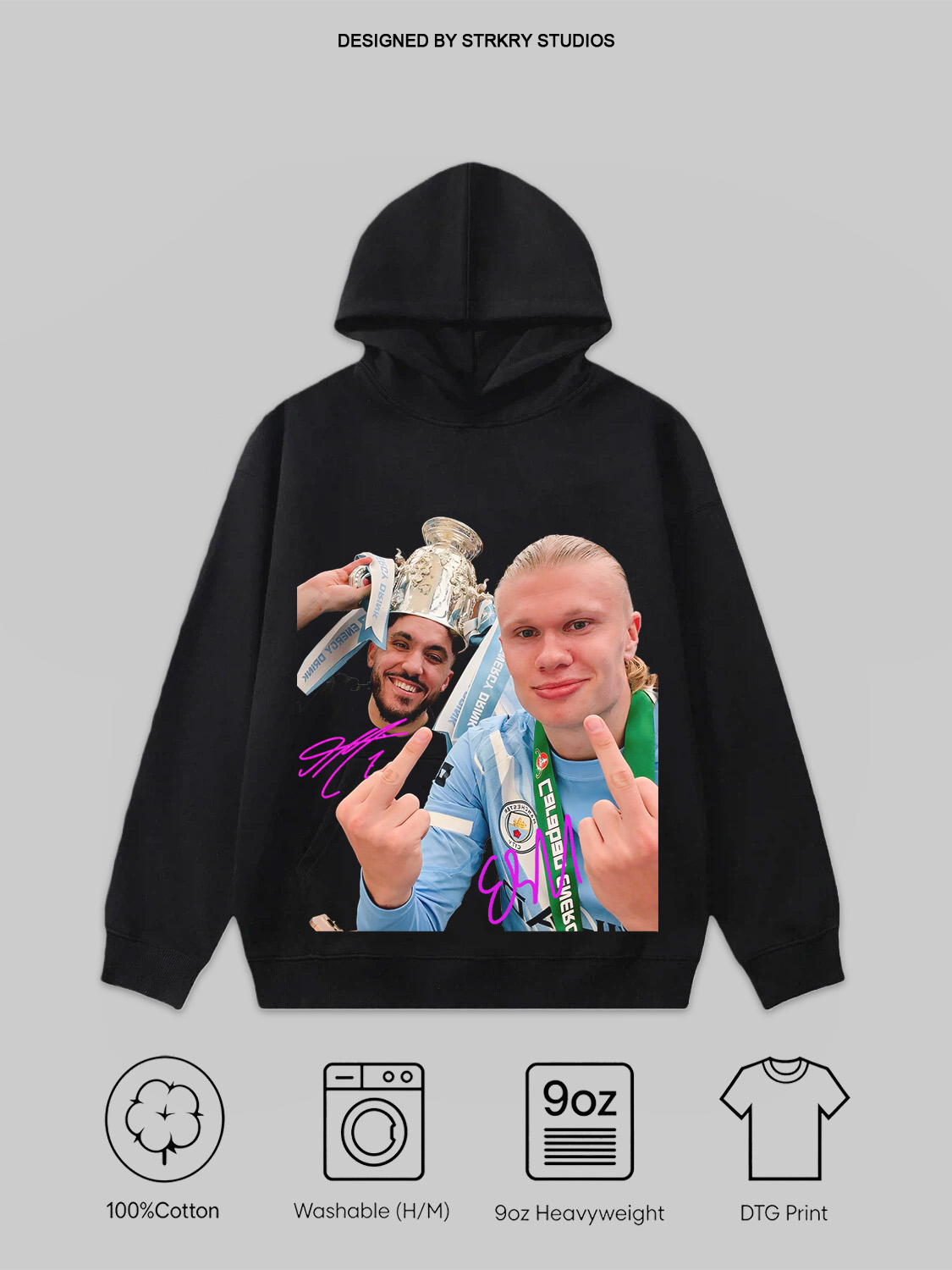 Omar Marmoush & Erling Haaland Tee&Hoodie