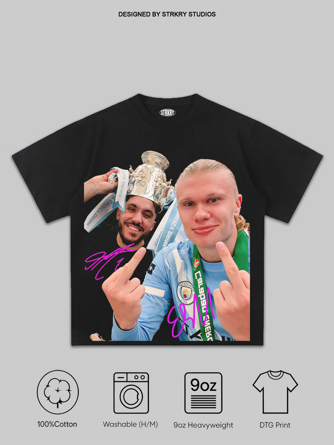 Omar Marmoush & Erling Haaland Tee&Hoodie