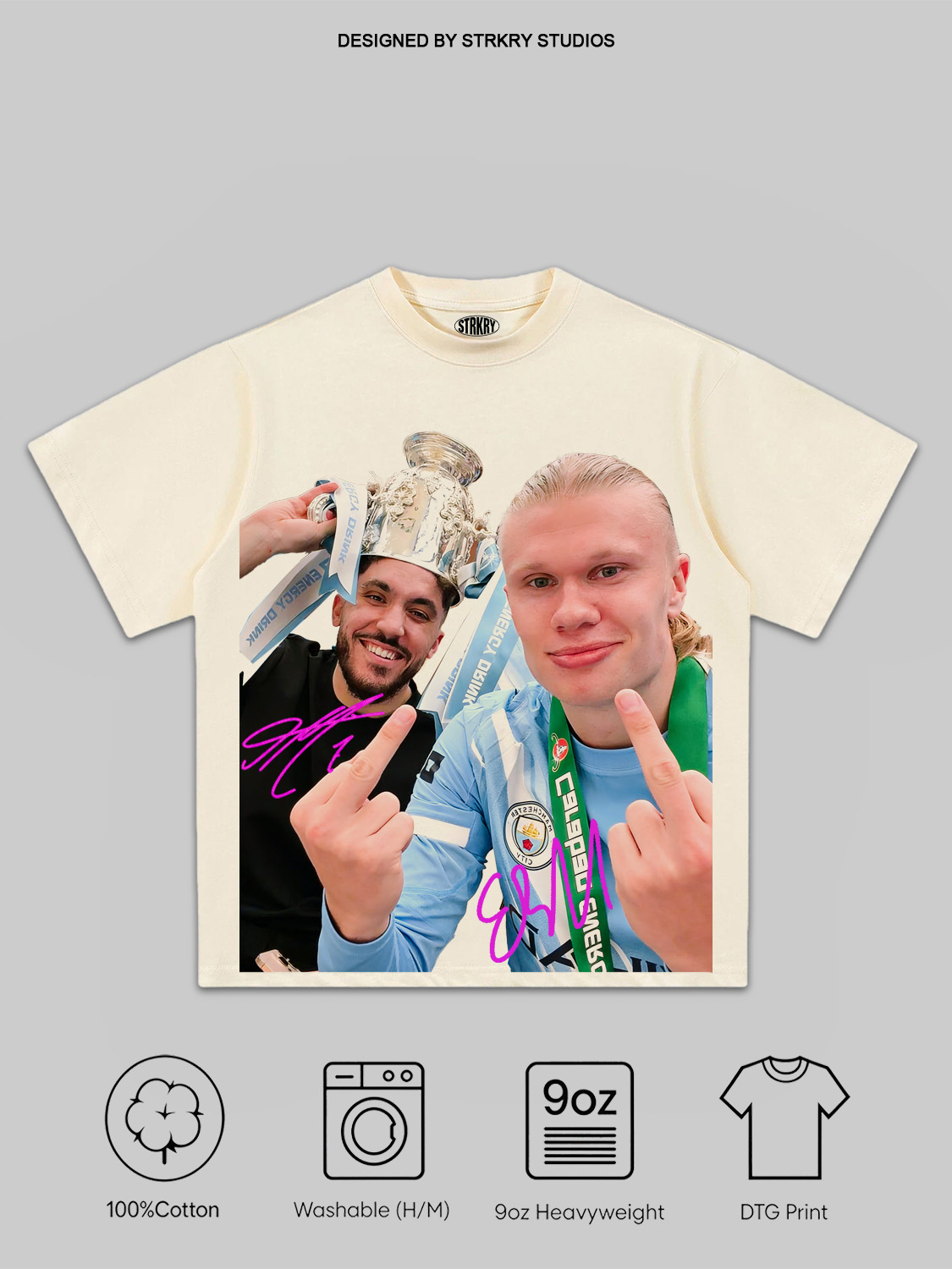 Omar Marmoush & Erling Haaland Tee&Hoodie