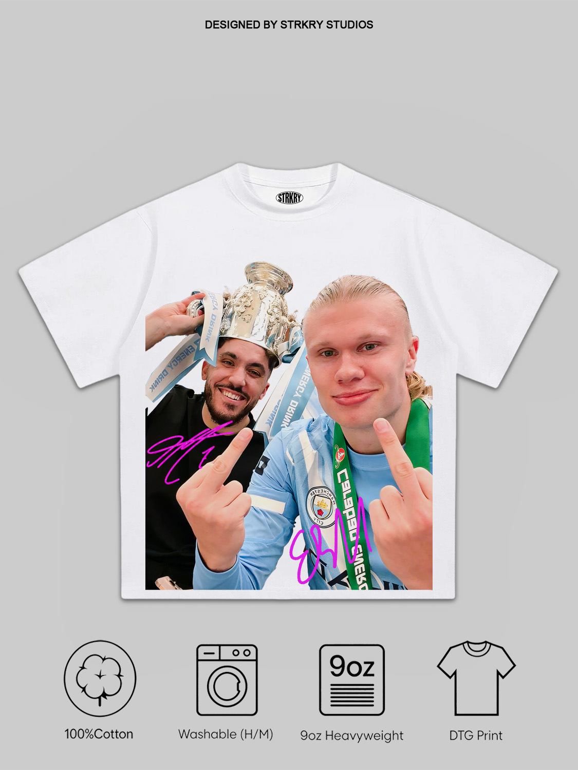 Omar Marmoush & Erling Haaland Tee&Hoodie