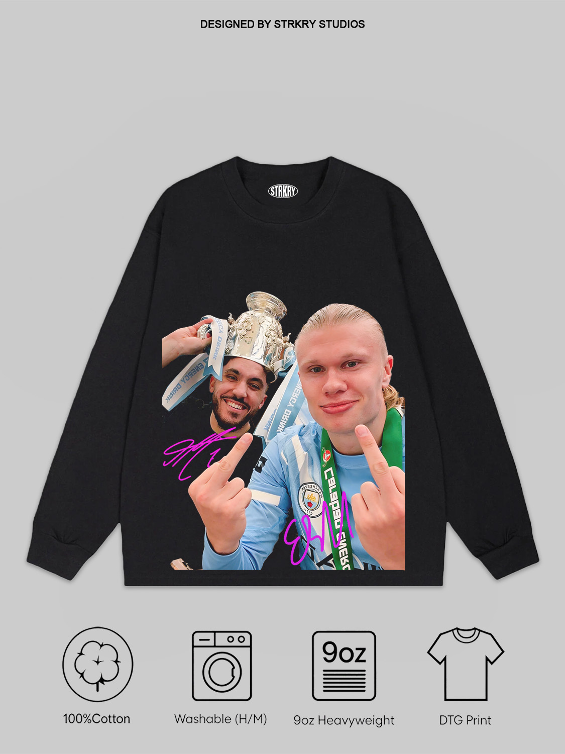 Omar Marmoush & Erling Haaland Tee&Hoodie