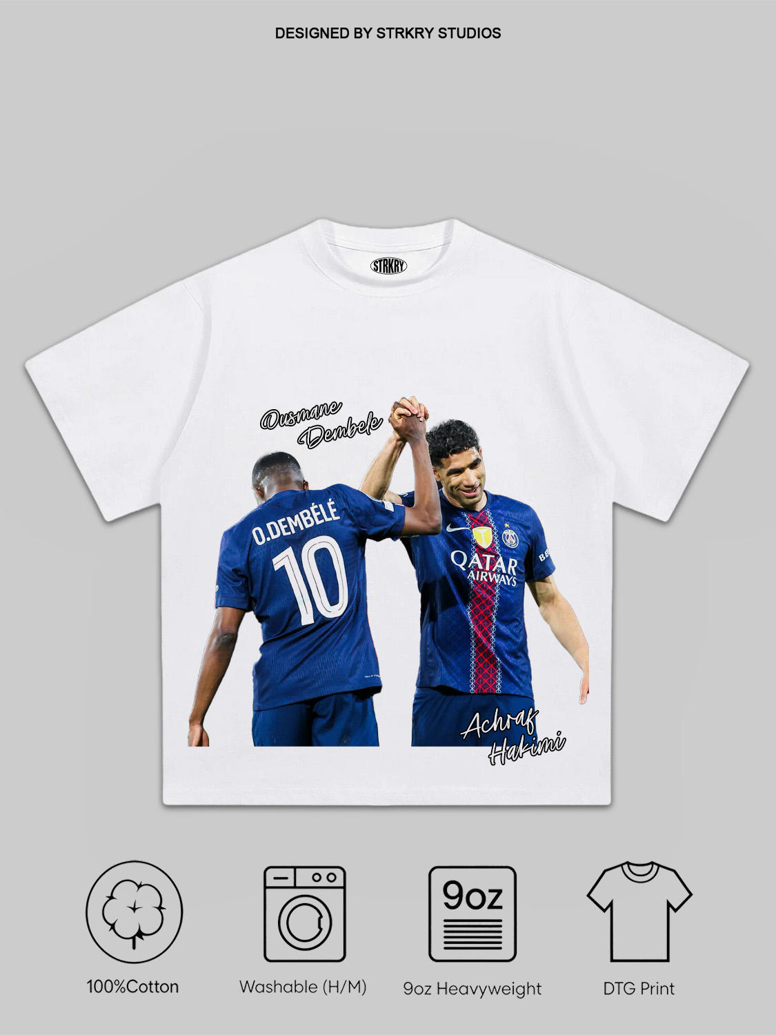 Ousmane Dembele And Achraf Hakimi V2