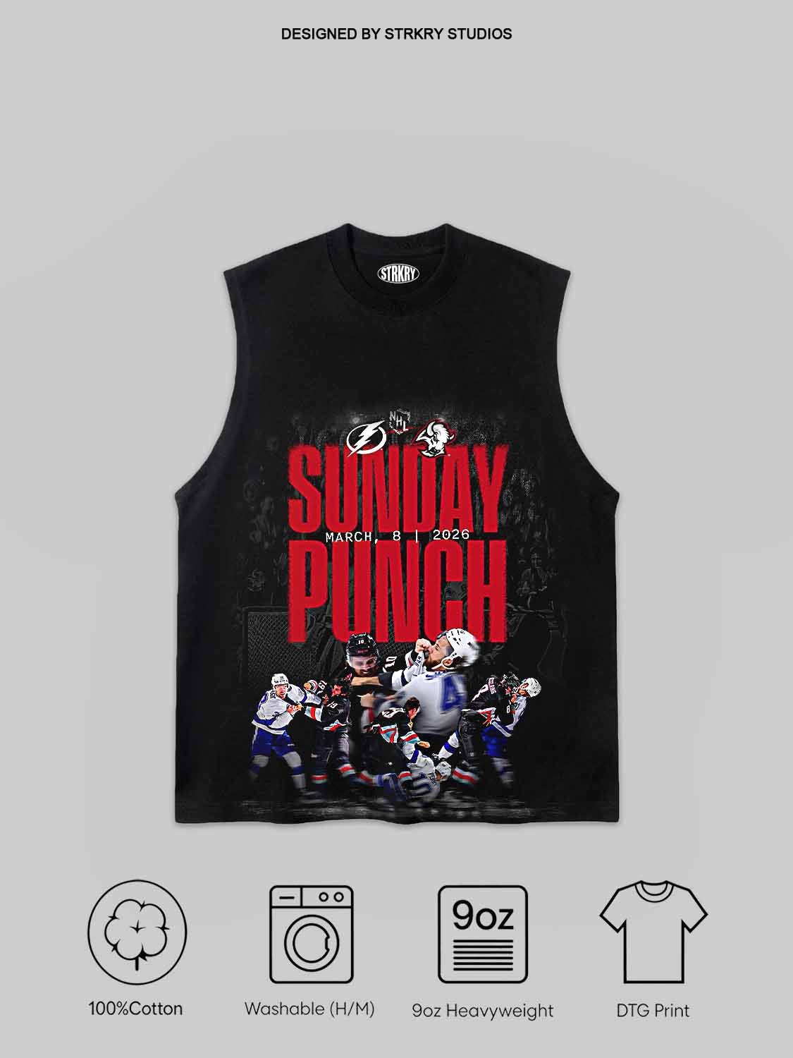 SUNDAY PUNCH Tee&Hoodie