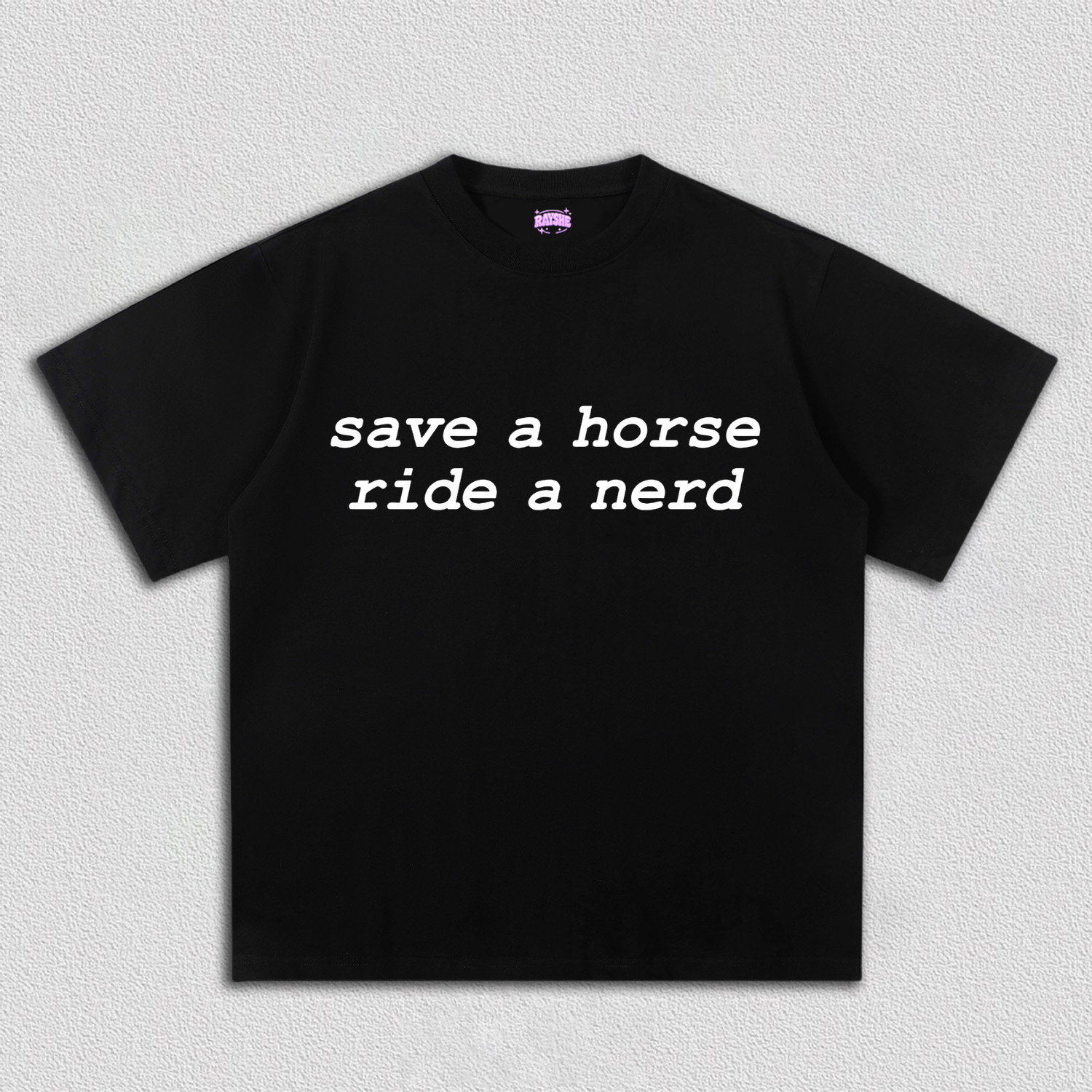 Save Horse Ride Nerd Y2K TEE