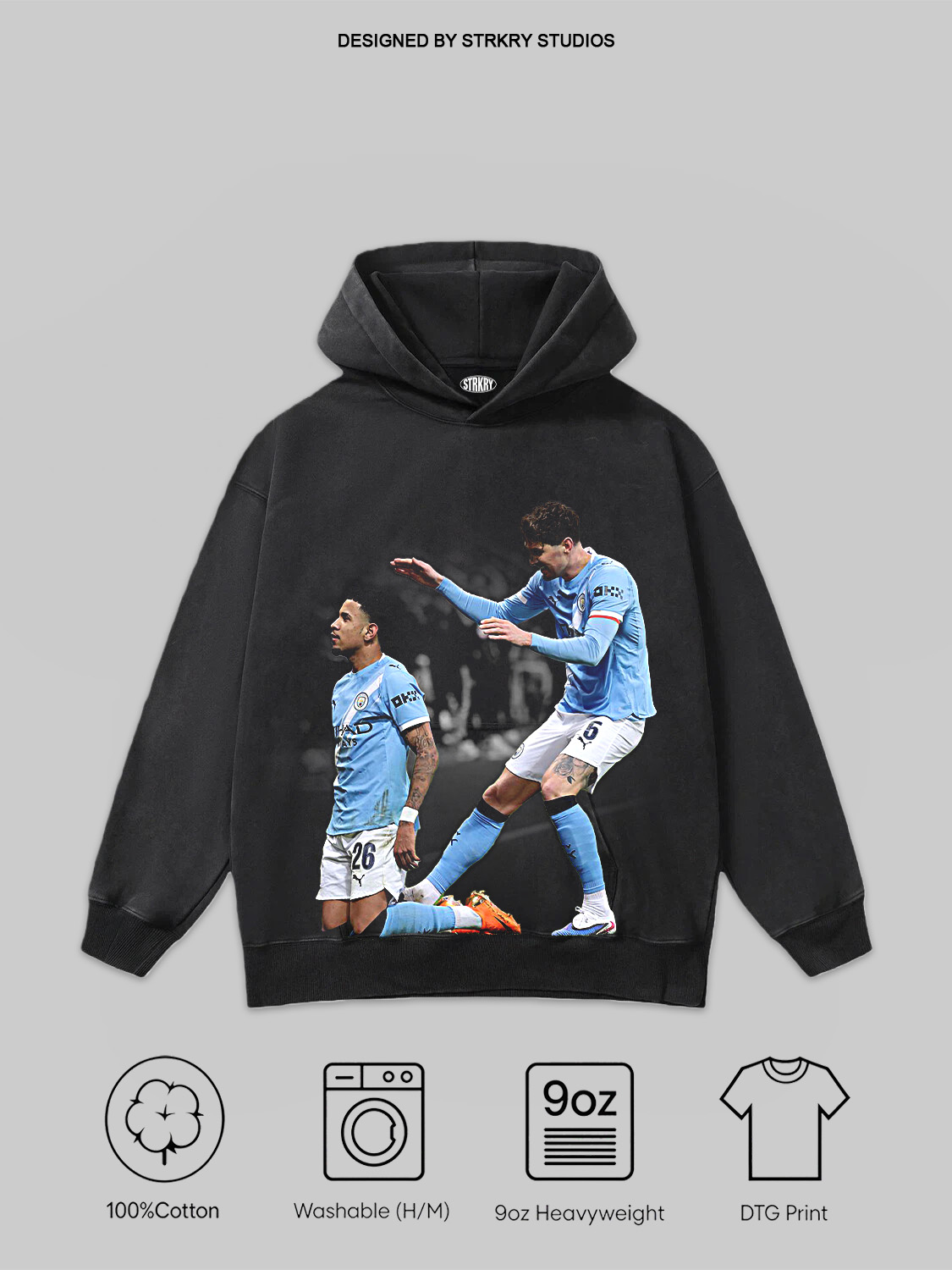 Savinho & John Stones Tee&Hoodie