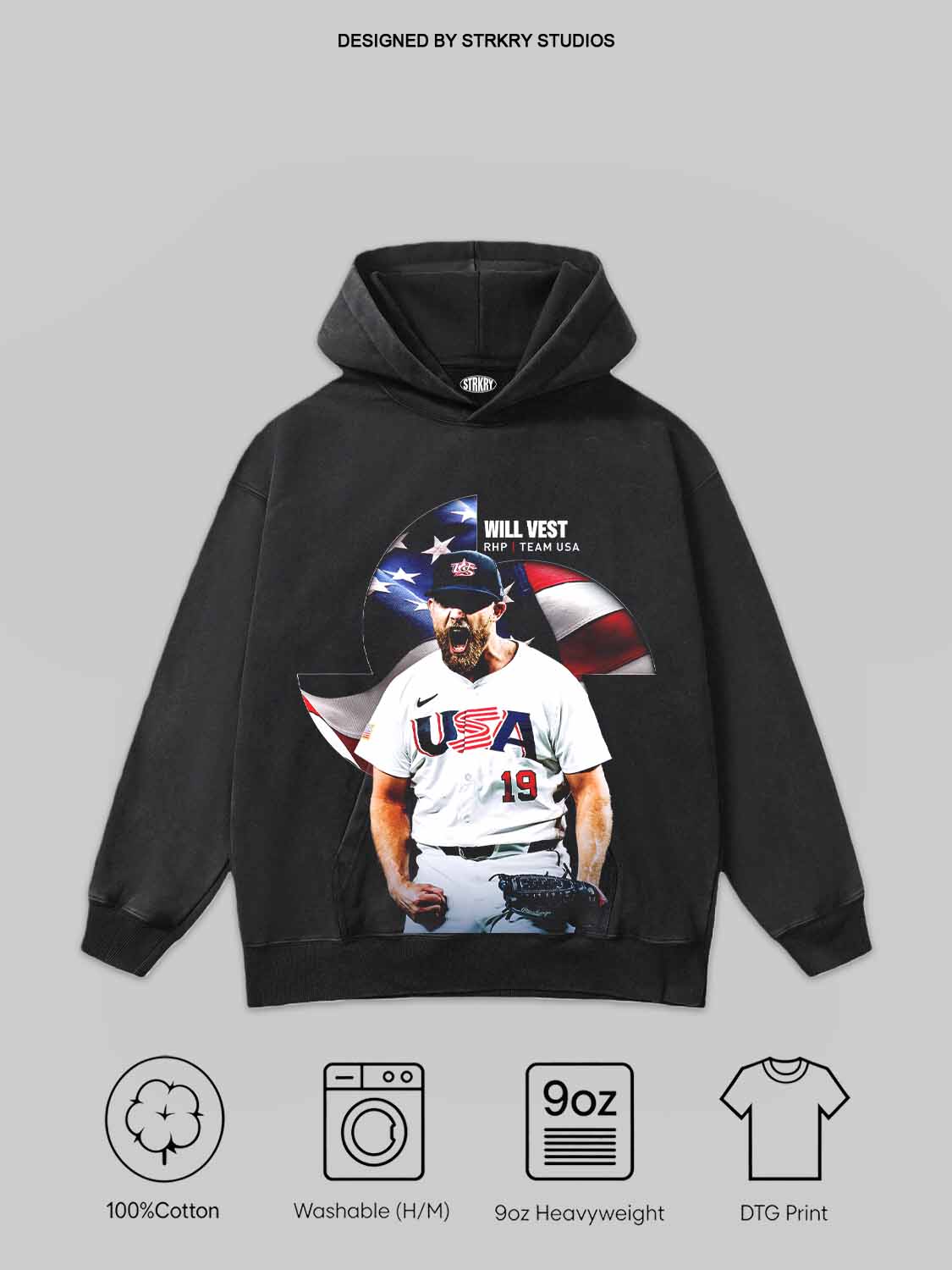 TEAM USA Will Vest Tee&Hoodie