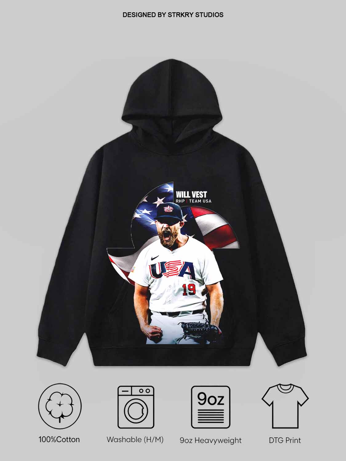 TEAM USA Will Vest Tee&Hoodie