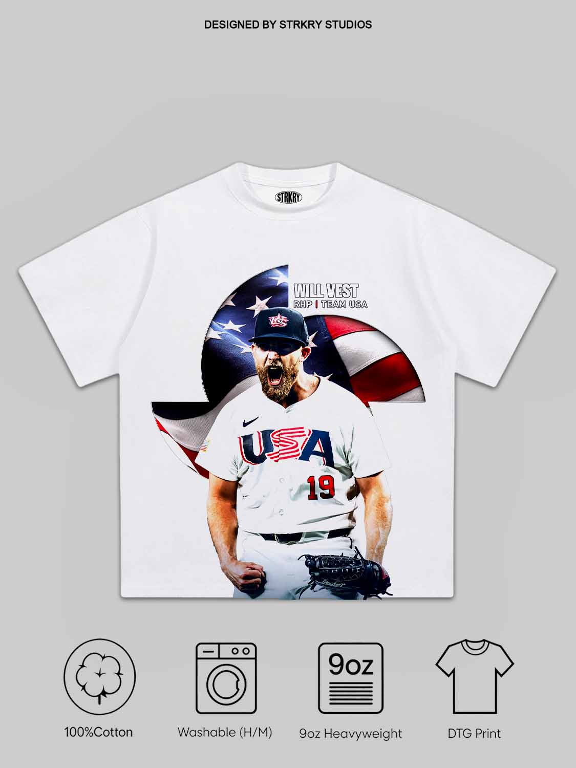 TEAM USA Will Vest Tee&Hoodie