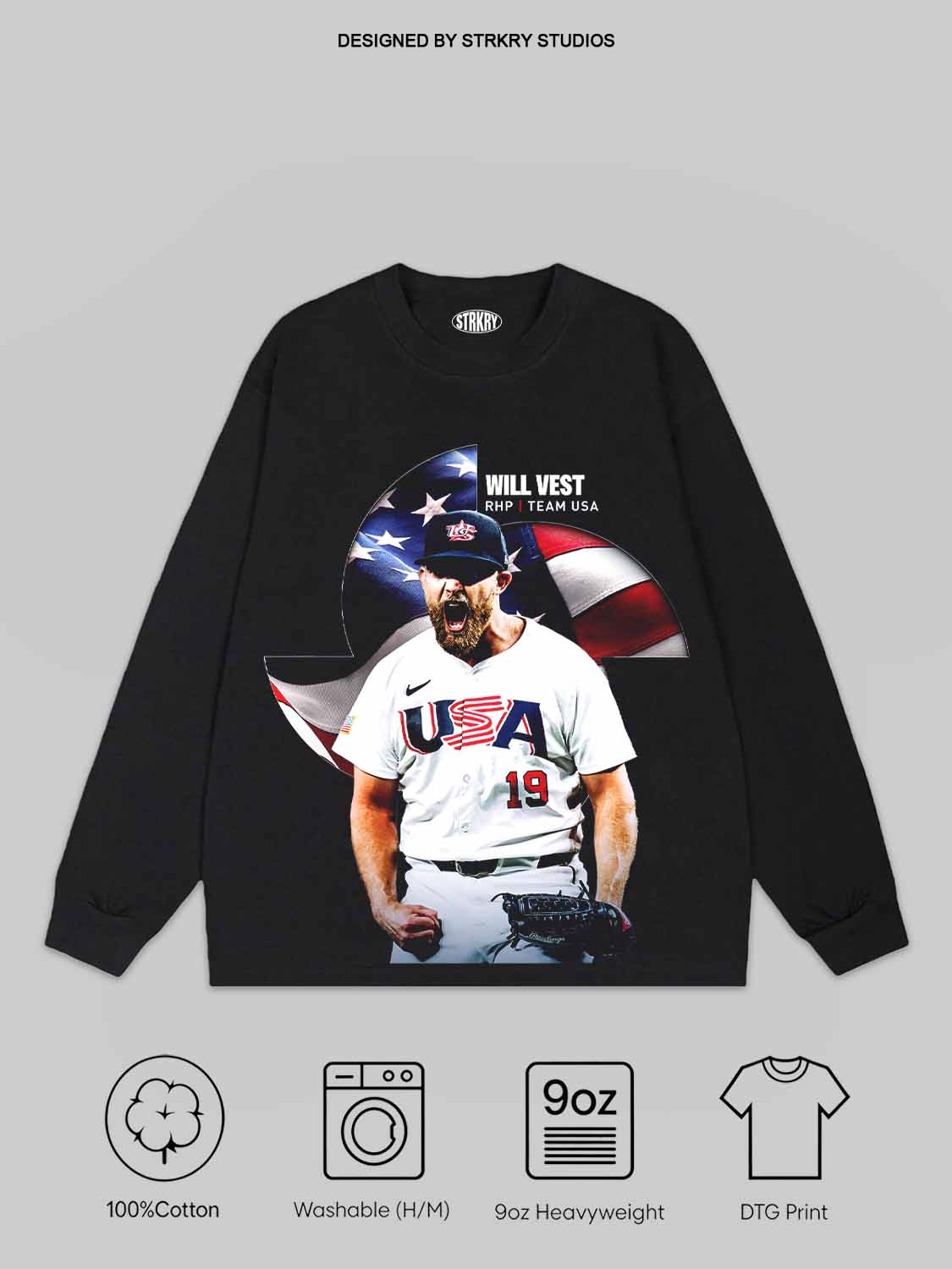 TEAM USA Will Vest Tee&Hoodie