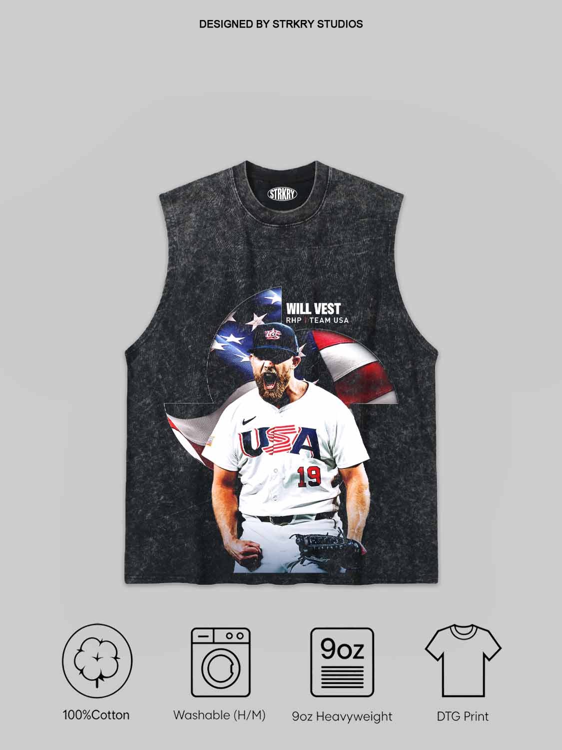 TEAM USA Will Vest Tee&Hoodie