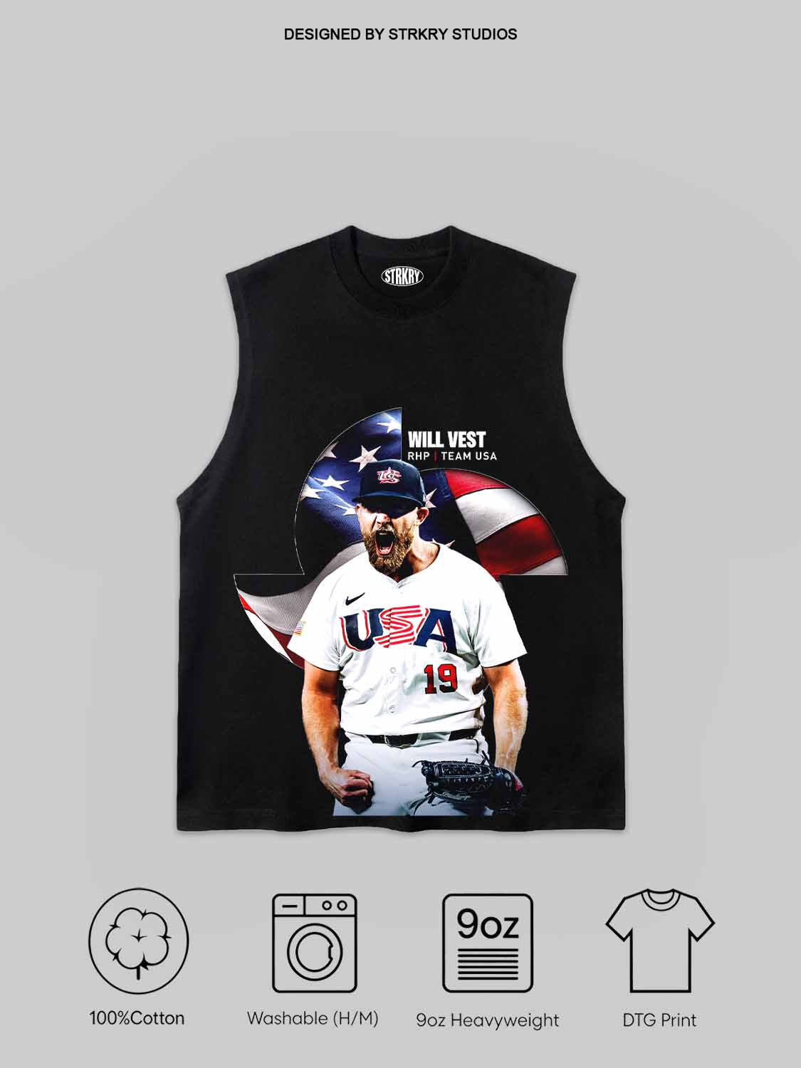 TEAM USA Will Vest Tee&Hoodie