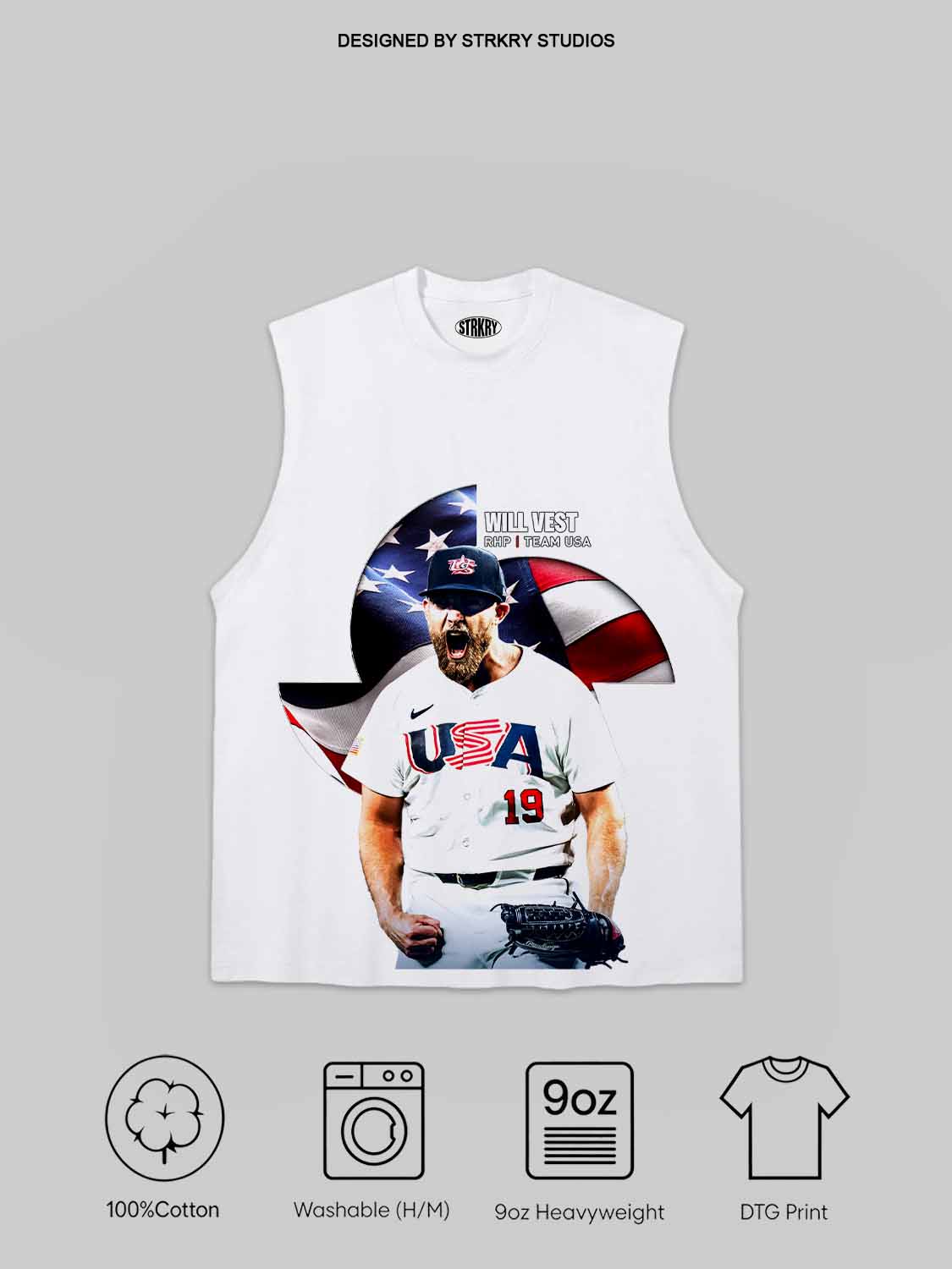 TEAM USA Will Vest Tee&Hoodie
