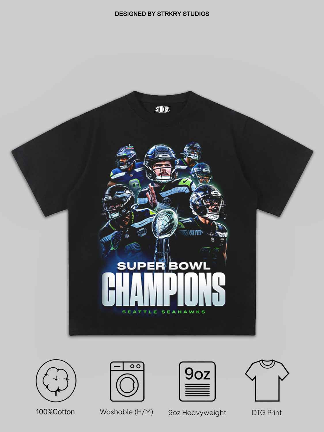 THE SEAHAWKS ARE SUPER BOWL CHAMPIONS AGAIN Tee X2