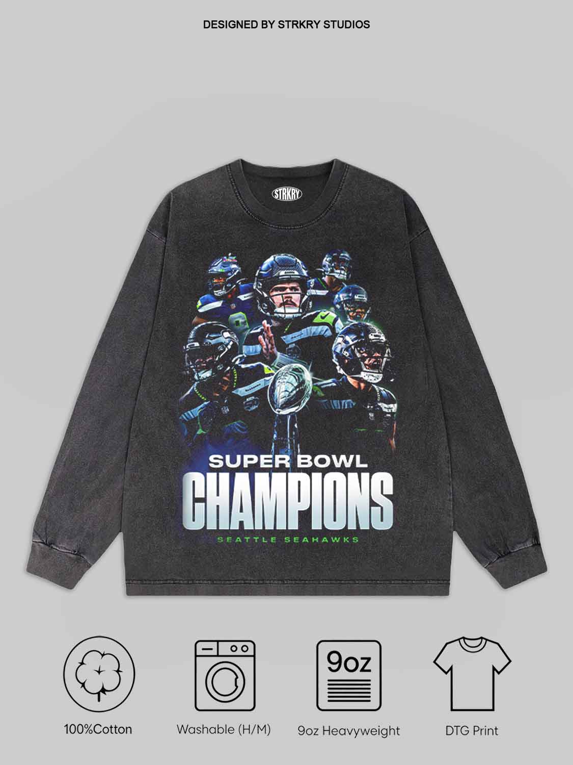 THE SEAHAWKS ARE SUPER BOWL CHAMPIONS AGAIN Tee X2