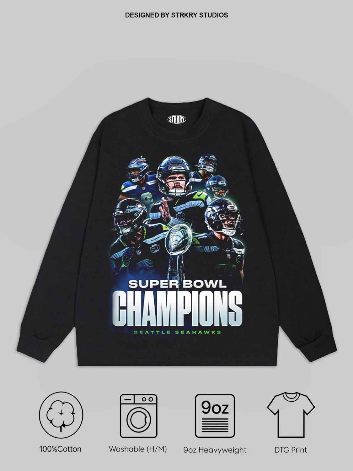 THE SEAHAWKS ARE SUPER BOWL CHAMPIONS AGAIN Tee X2