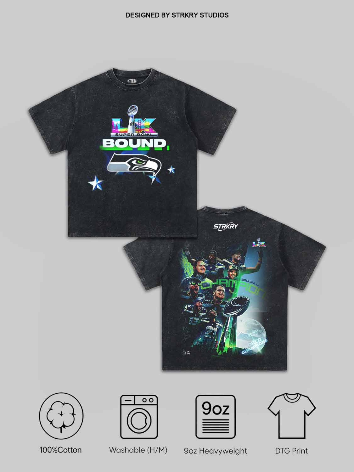 THE SEAHAWKS ARE SUPER BOWL CHAMPIONS AGAIN Tee X6