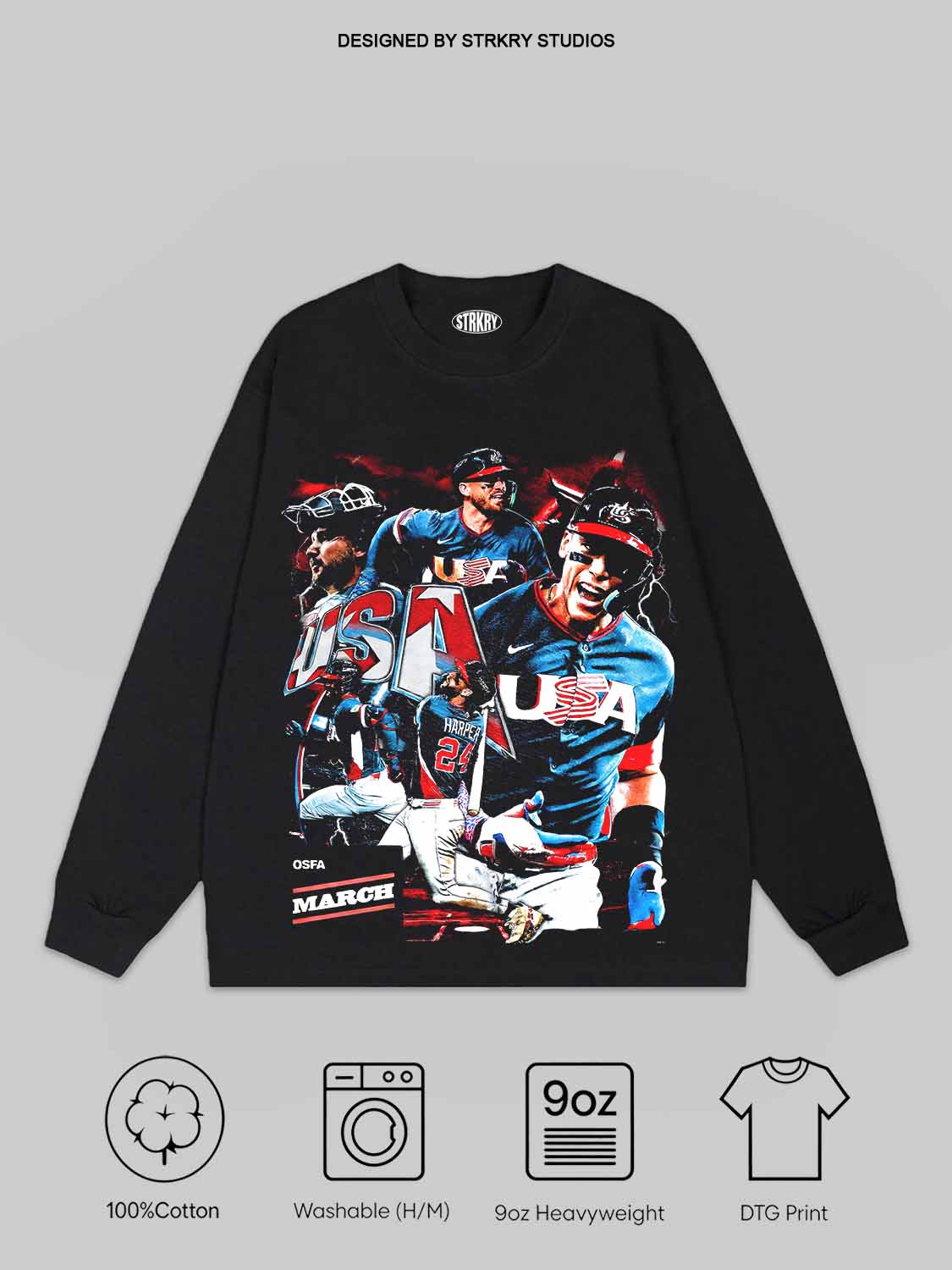 WBC USA Tee&Hoodie 3.0