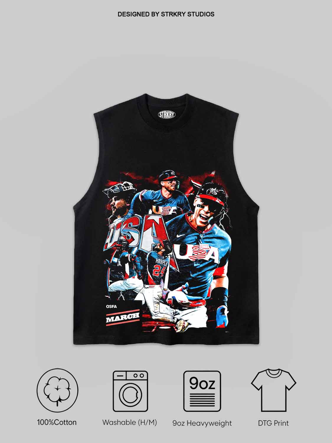 WBC USA Tee&Hoodie 3.0