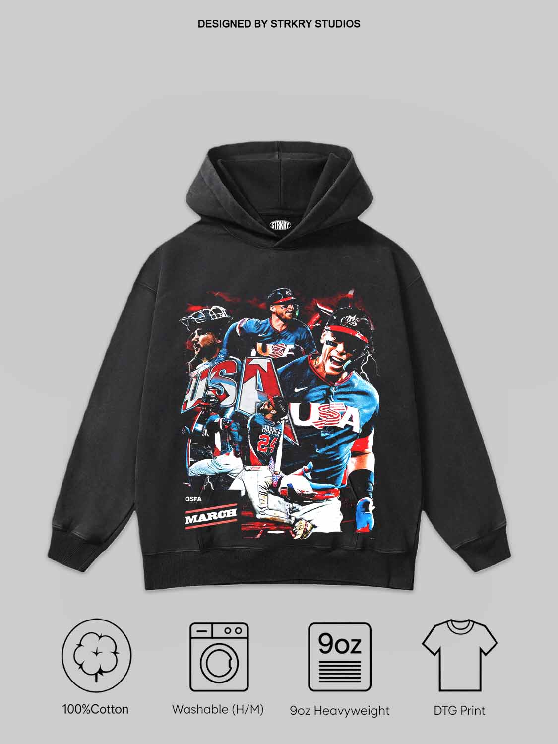 WBC USA Tee&Hoodie 3.0