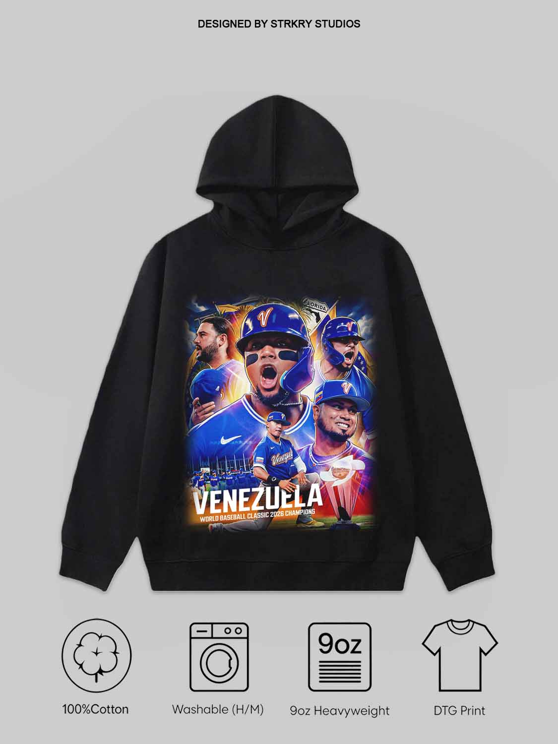 WBC Venezuela Champion 2026 V1 Tee&Hoodie